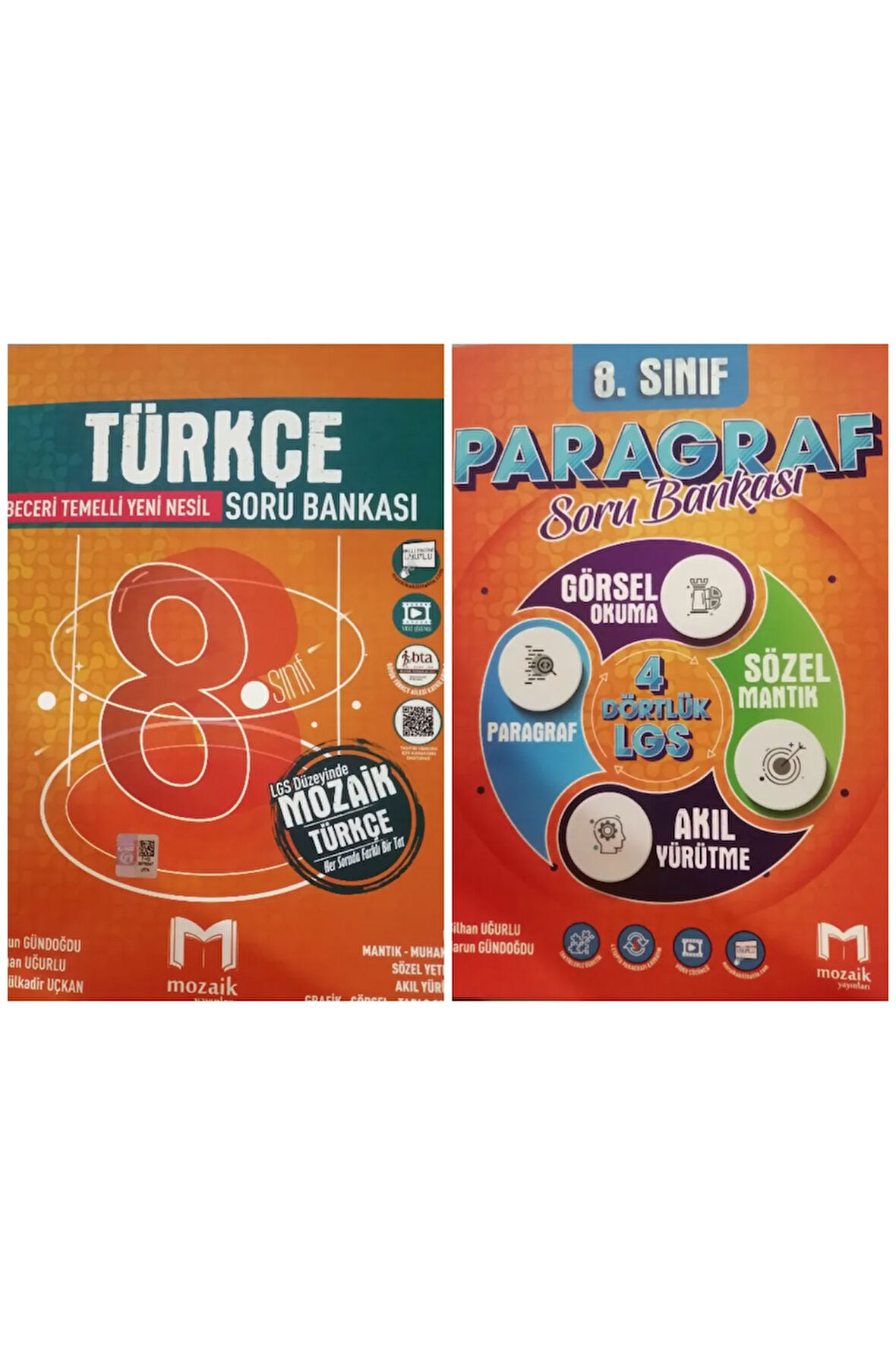 8. Sınıf Mozaik Yayınları Türkçe Ve Paragraf Soru Bankası
