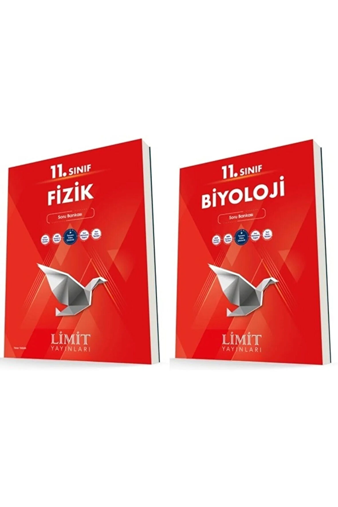 Limit 11. Sınıf Fizik + Biyoloji Soru Bankası Seti 2 Kitap 2023