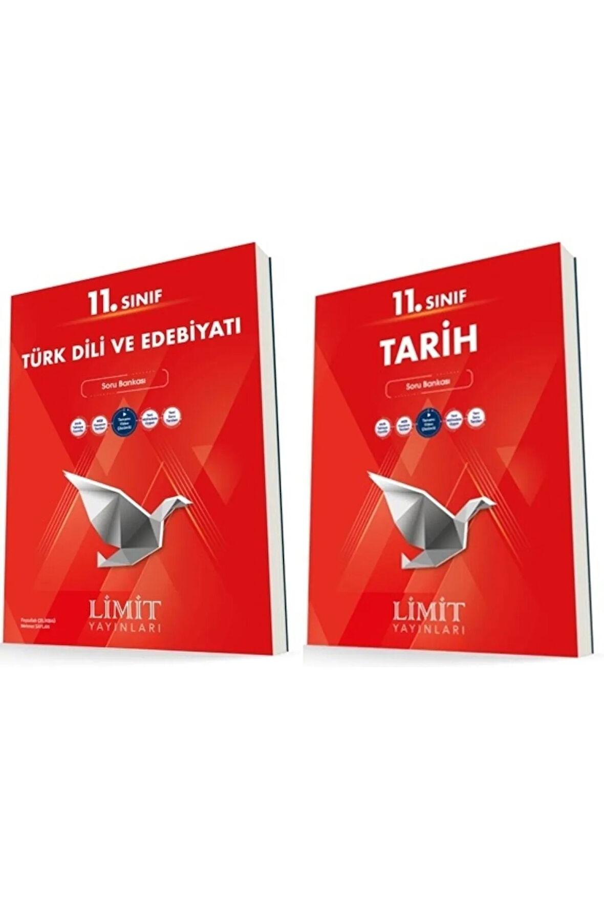 Limit 11. Sınıf Edebiyat + Tarih Soru Bankası Seti 2 Kitap 2023
