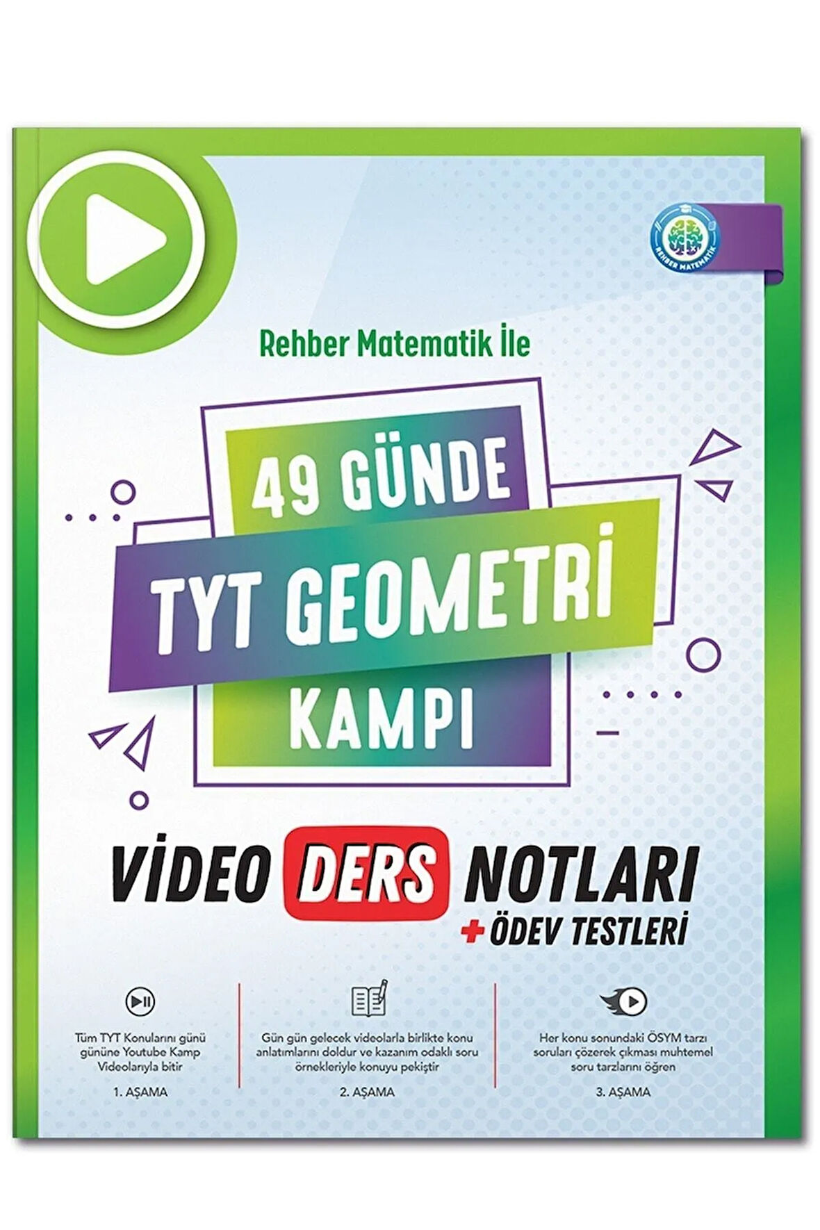 49 Günde TYT Geometri Kampı Video Ders Notları + Ödev Testleri Video Çözümlü ÖSYM Formatında YKS