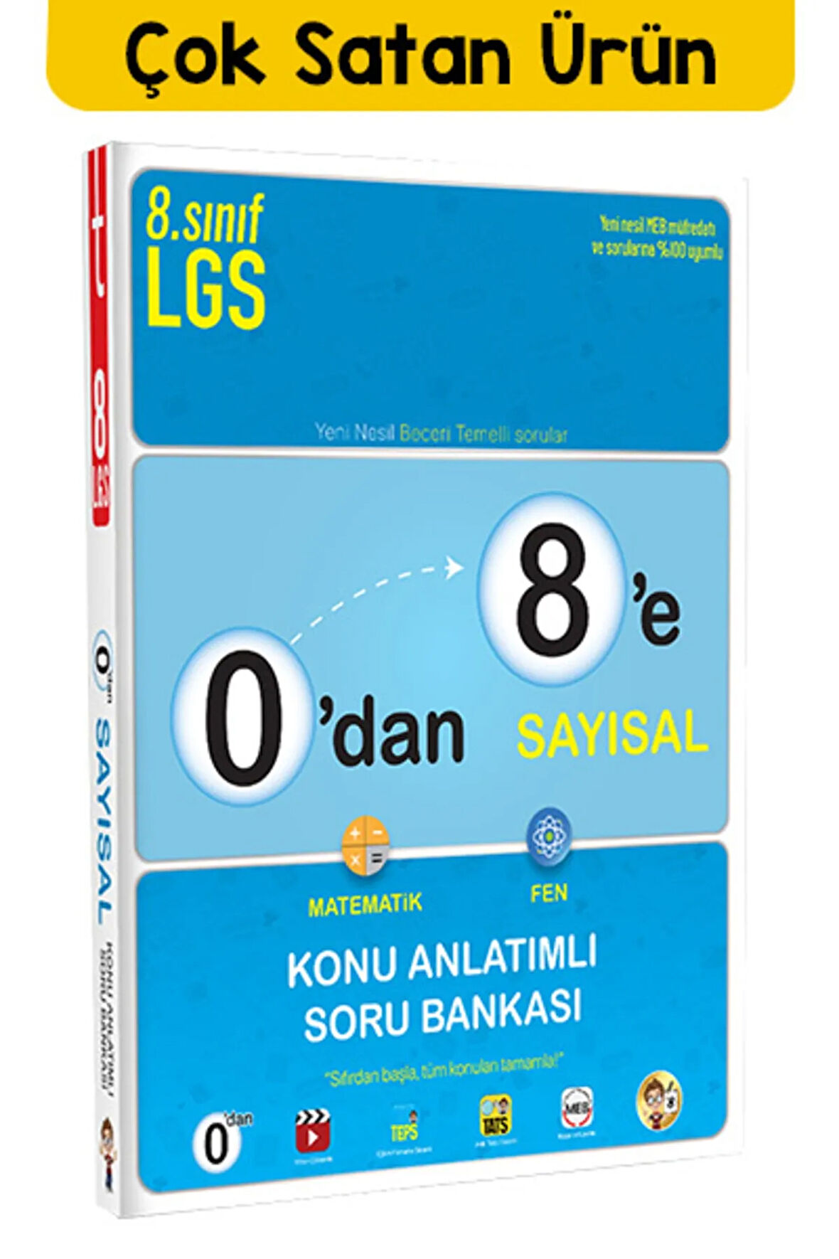 Güncel 0'dan 8'e Sayısal Konu Anlatımlı Soru Bankası