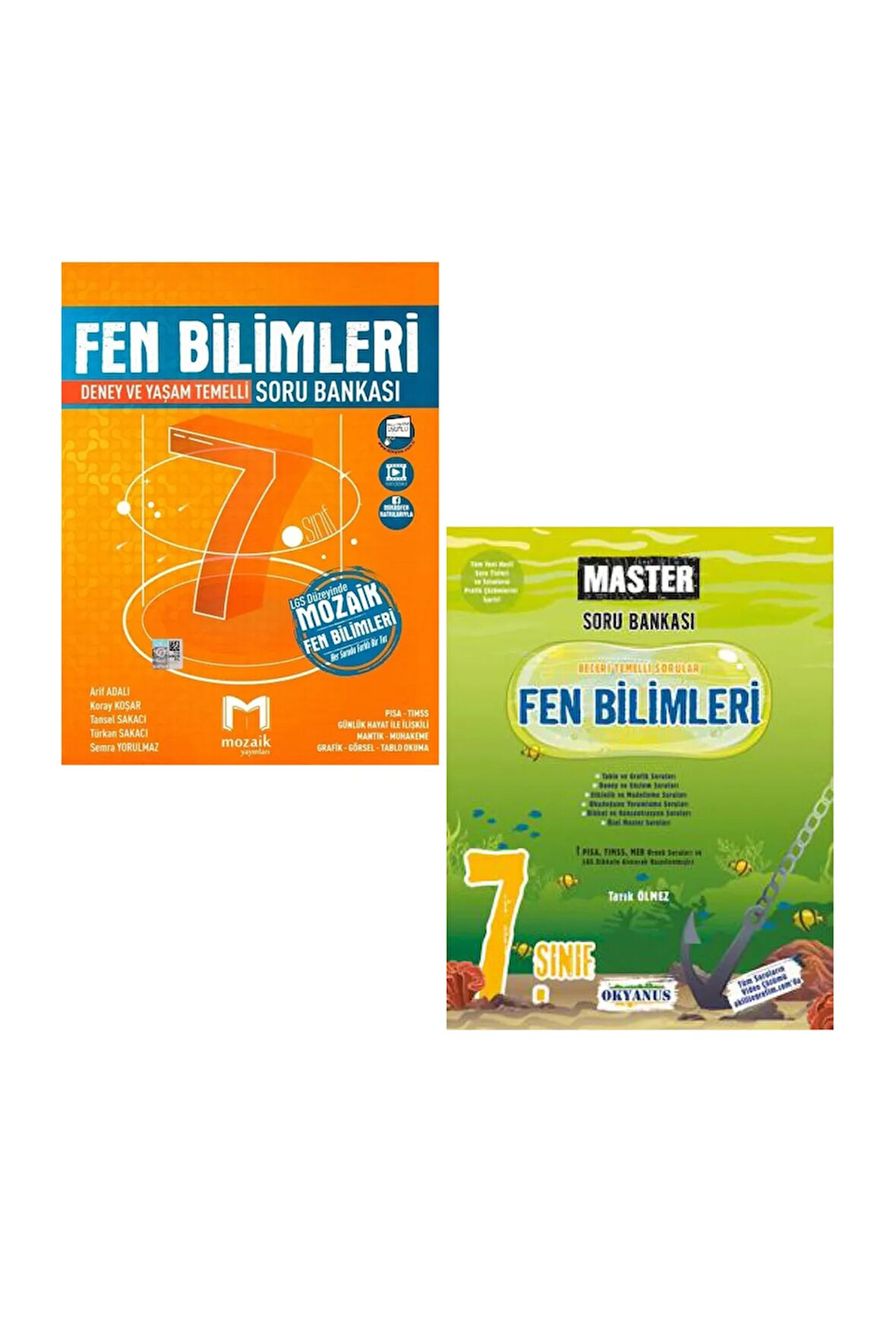 Mozaik 7. Sınıf Fen Bilimleri Soru Bankası Ve Okyanus Master Fen Bilimleri Soru Bankası