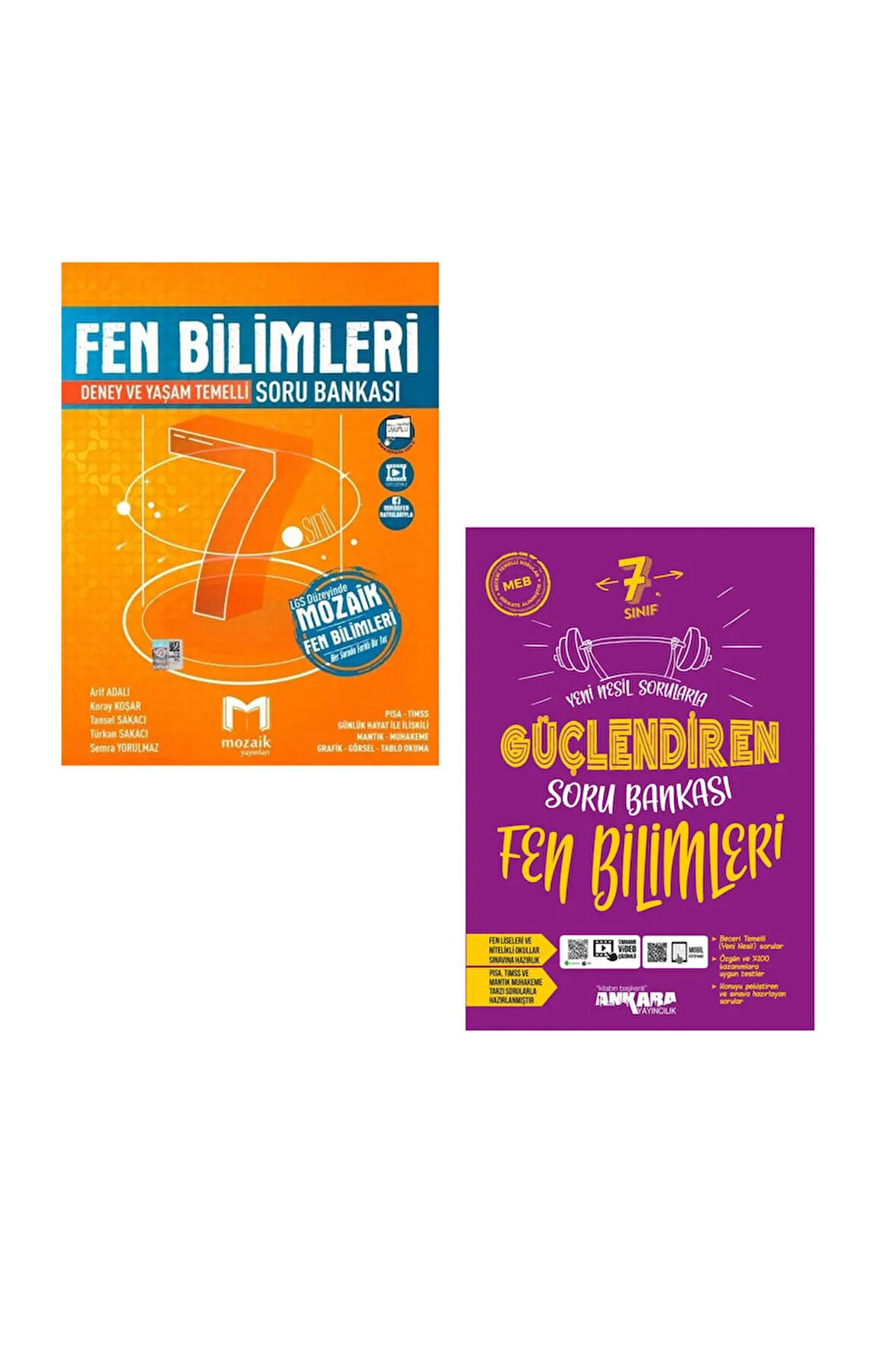 Mozaik 7. Sınıf Fen Bilimleri Soru Bankası Ve Ankara Güçlendiren Fen Bilimleri Soru Bankası