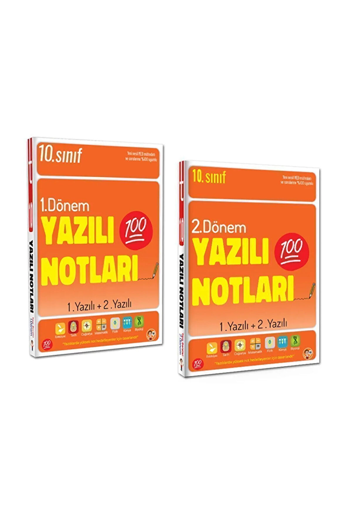 10. Sınıf Yazılı Notları Set 2 Kitap - 1 Ve 2 Dönem - 1 Ve 2 Yazılı