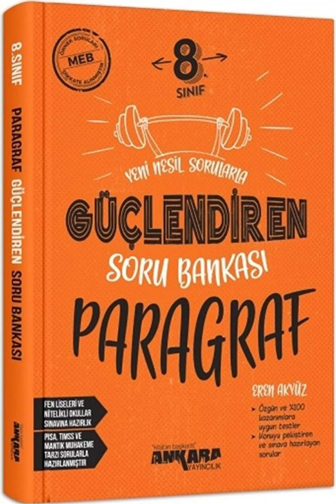 Ankara Güçlendiren 8. Sınıf Paragraf Soru Bankası 2022