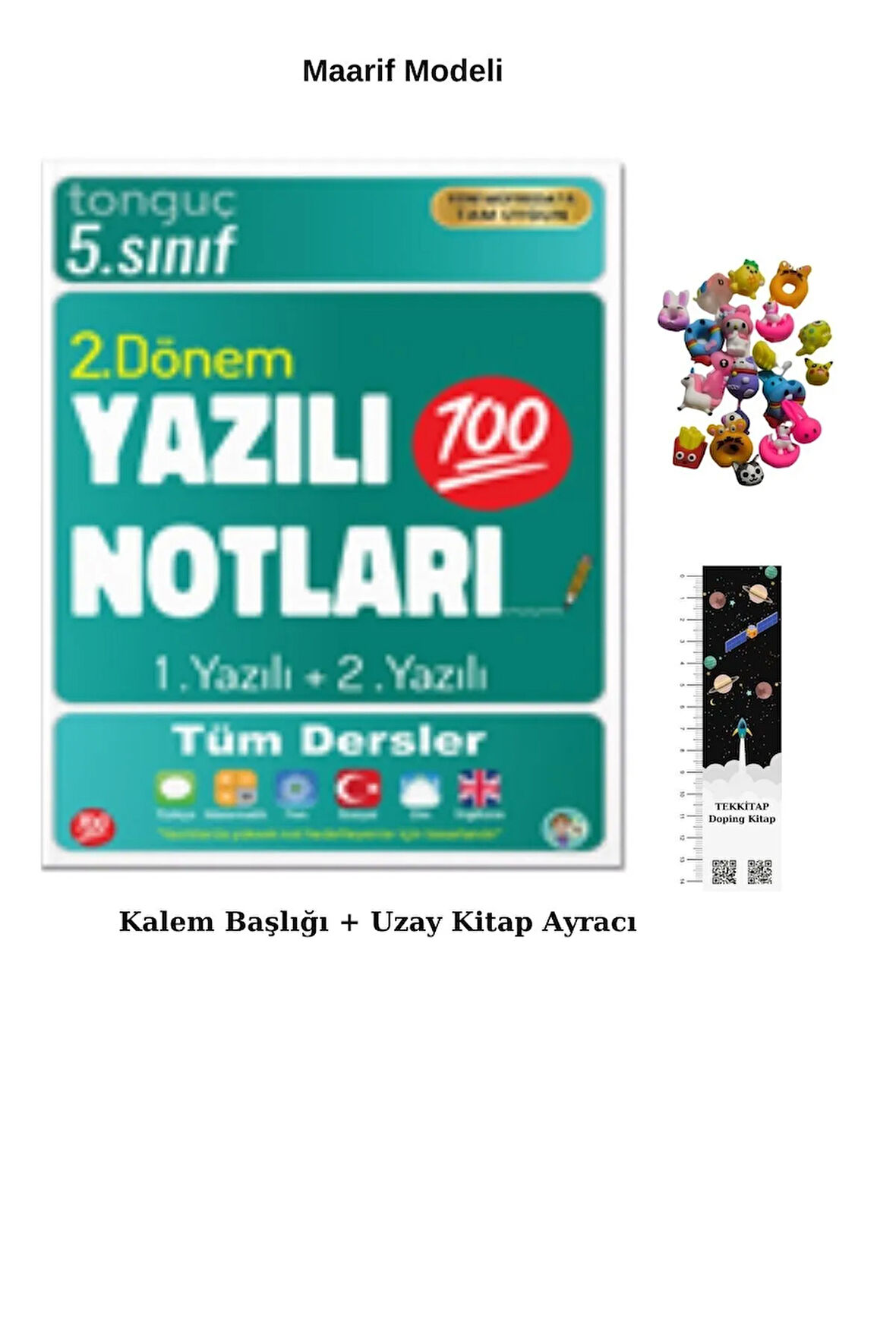 Tonguç 5. Sınıf Yazılı Notları 2. Dönem 1 ve 2. Yazılı Maarif Modeli ( UZAY AYRAÇ + KALEM BAŞLIĞI)