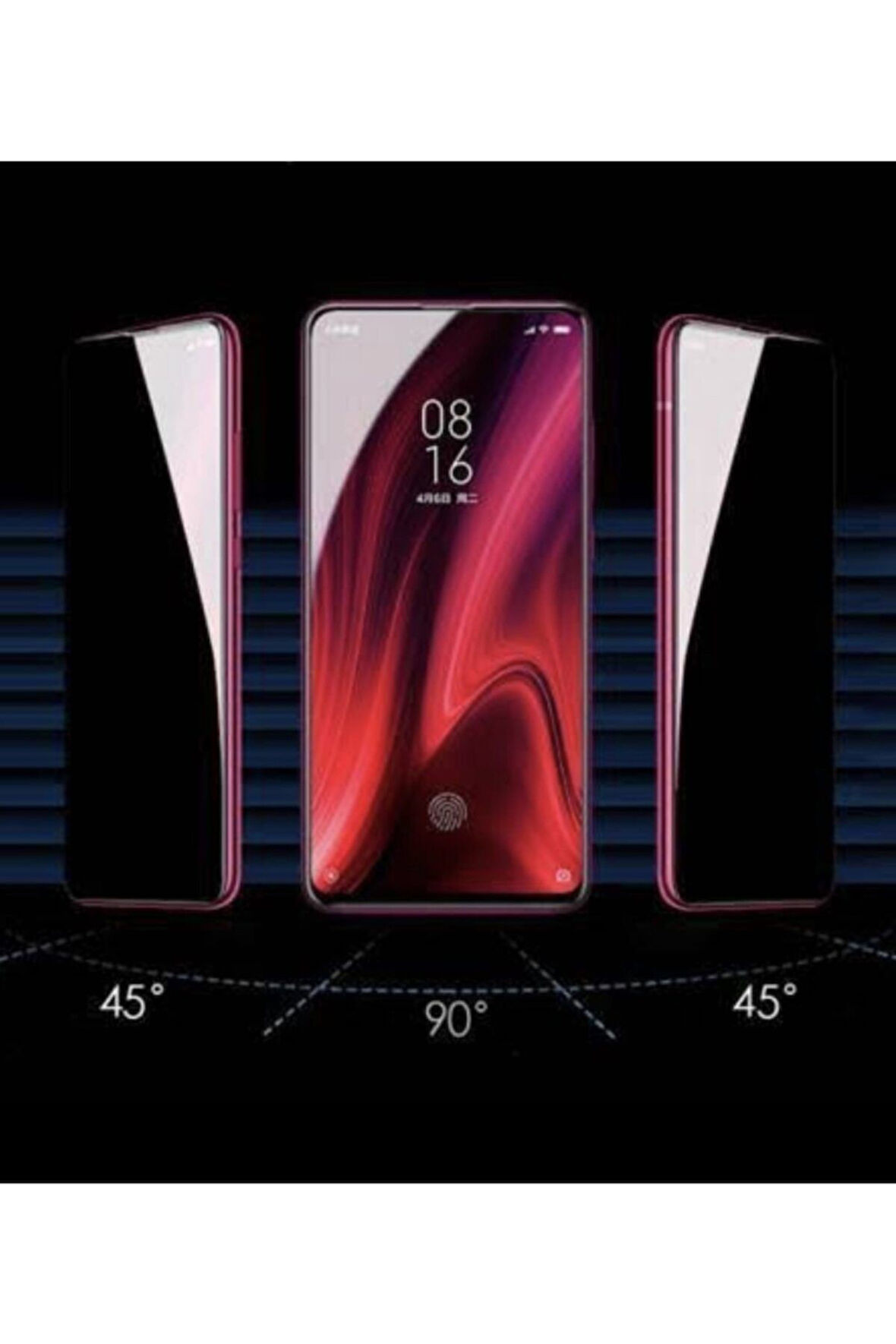 Oppo Realme C11 2021 Hayalet Privacy Gizli Filitre Görünmez Tam Kaplayan Kırılmaz Ekran Koruyucu