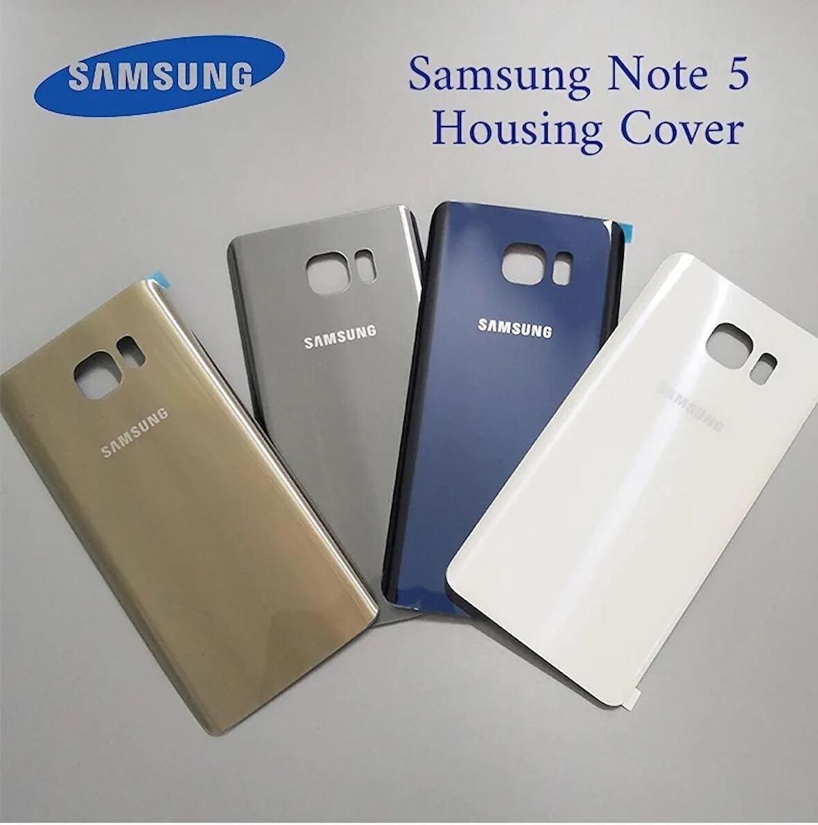 Samsung Galaxy Note 5 N920F İle Uyumlu Arka Pil Kapak 
