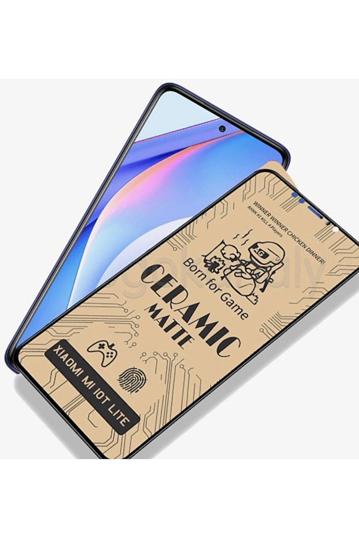 Xiaomi Mi 10t Lite Uyumlu Mat Seramik Nano Cam Tam Kaplayan Full Ekran Koruyucu