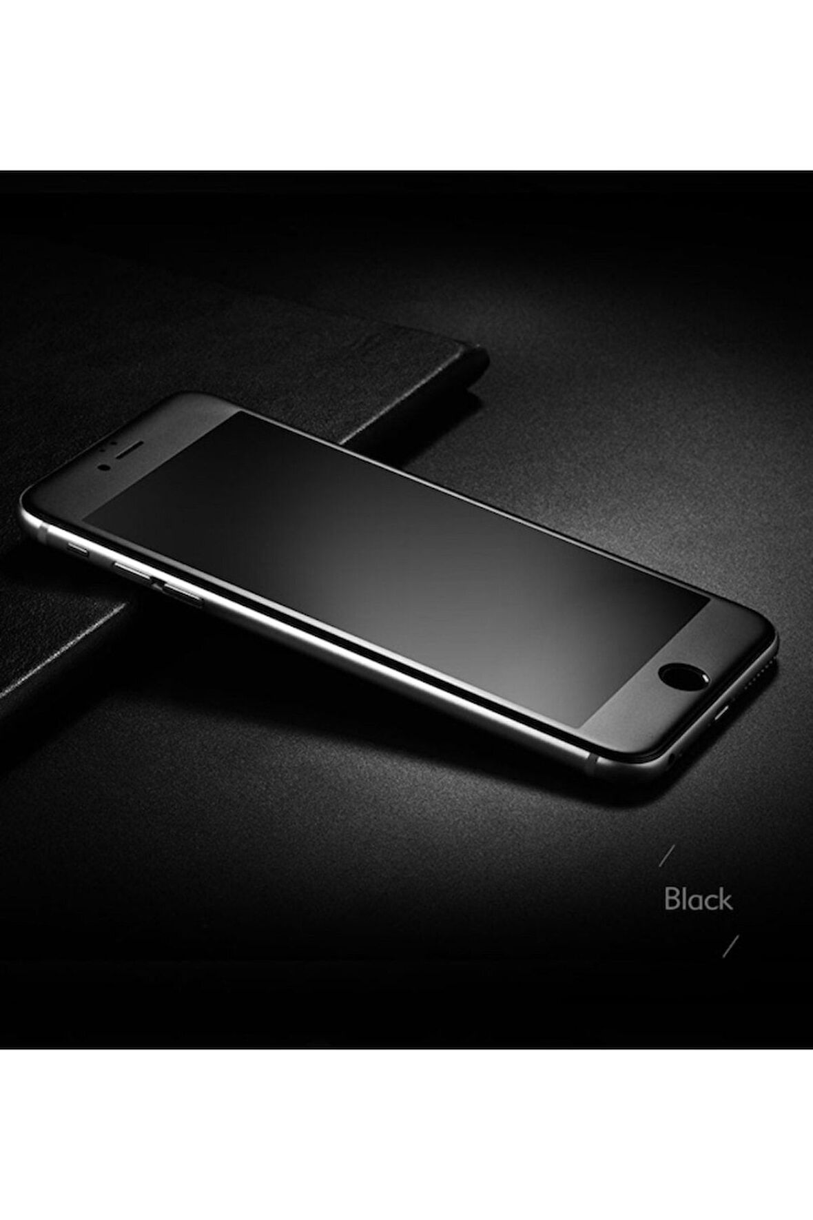Iphone 8 Plus Mat Seramik Nano Tam Kaplayan Full Ekran Koruyucu Siyah