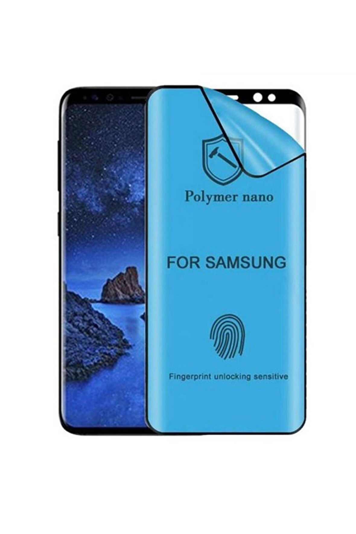Samsung Galaxy S20 Ultra Uyumlu Polymer Nano Tam Kaplayan Full Ekran Koruyucu