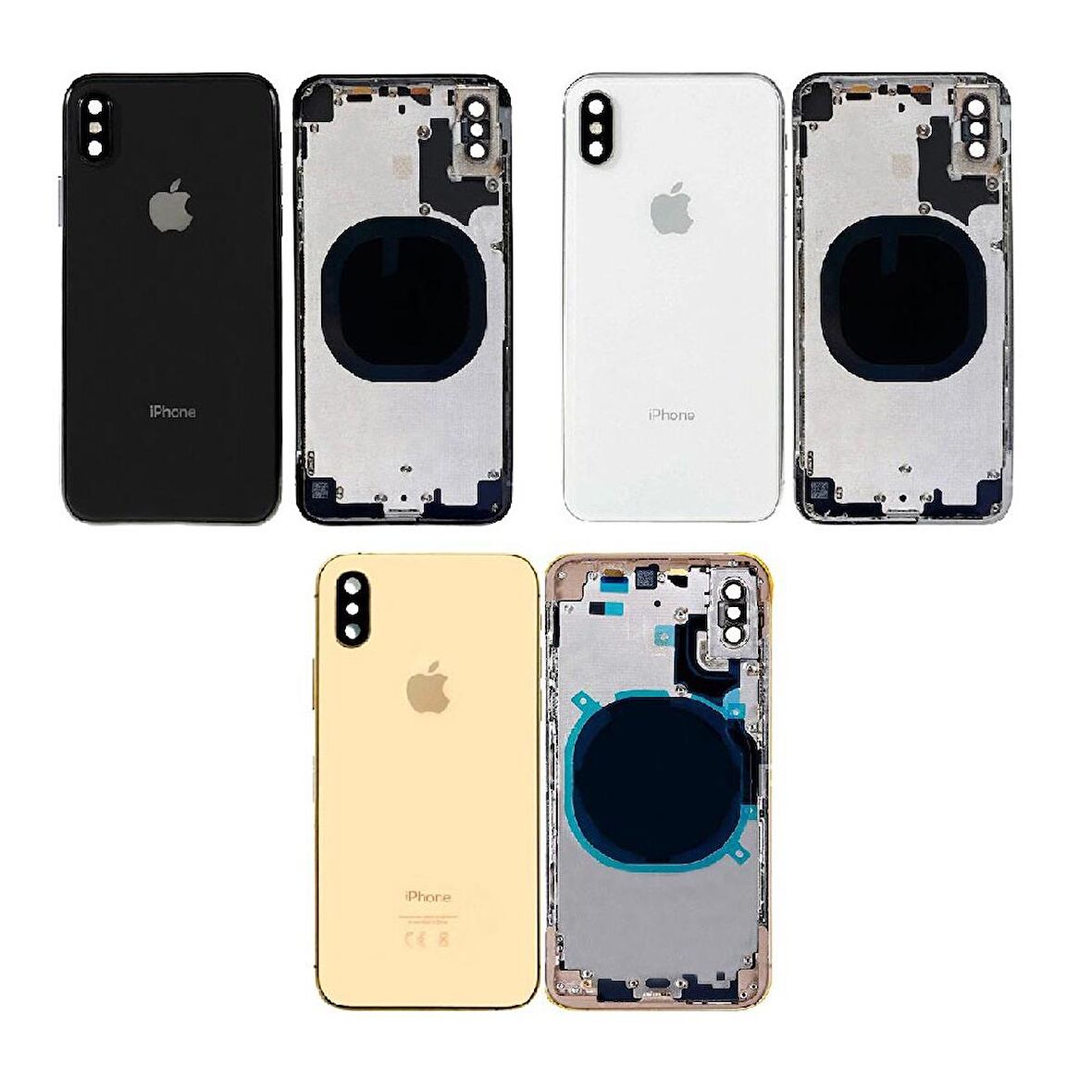 Apple iPhone XS İle Uyumlu Boş Kasa 