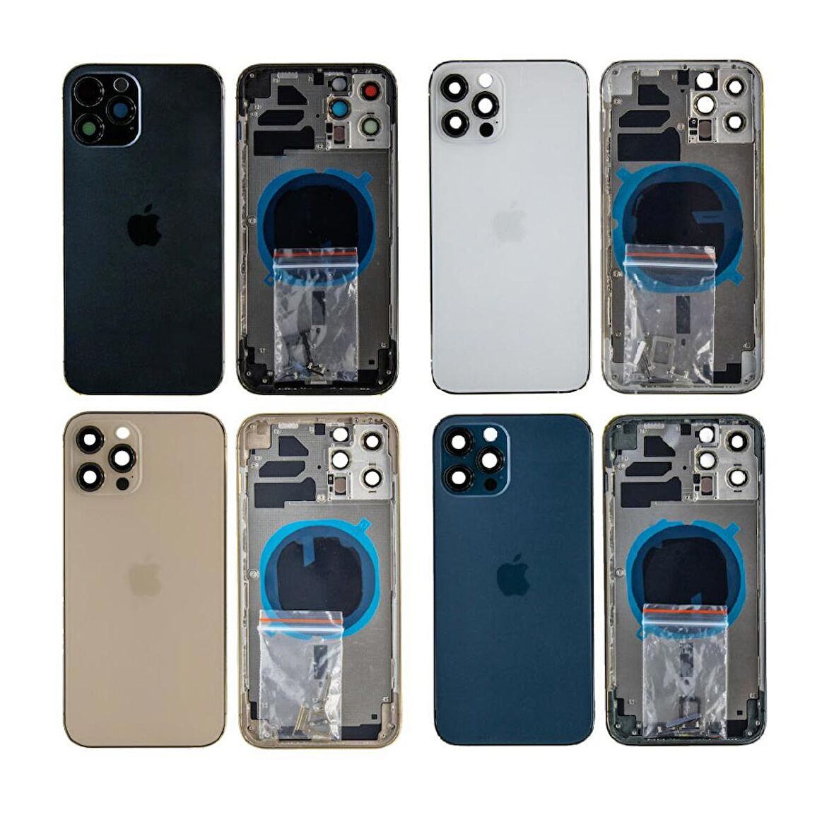 Apple iPhone 12 Pro Max İle Uyumlu Boş Kasa 