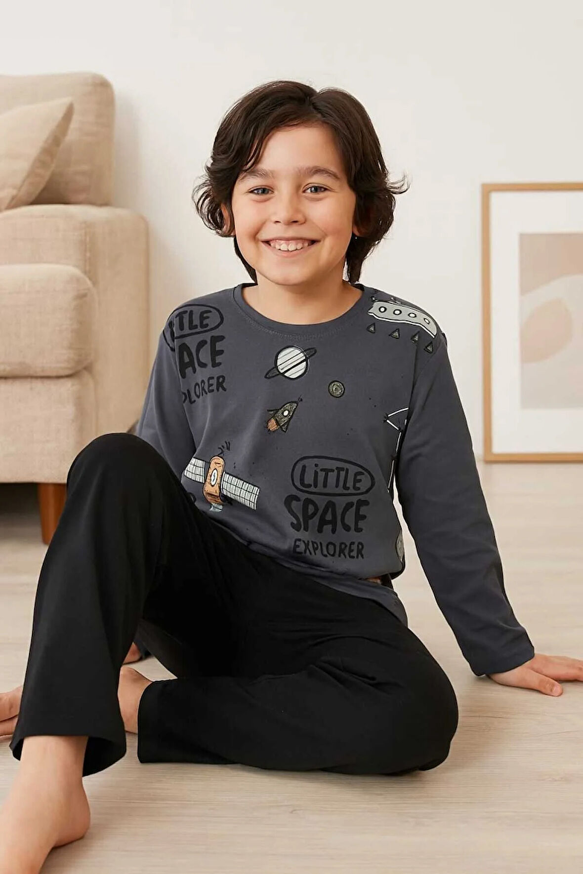 Erkek Çocuk Pijama Takımı %100 Pamuk