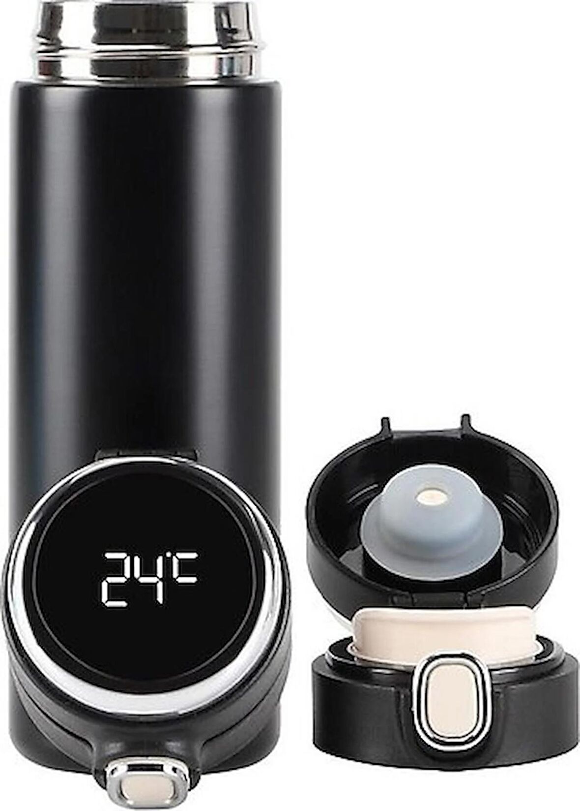 Daphnela LED Sıcaklık Göstergeli Sızdırmaz Akıllı Vakumlu Mug Termos 420 ML