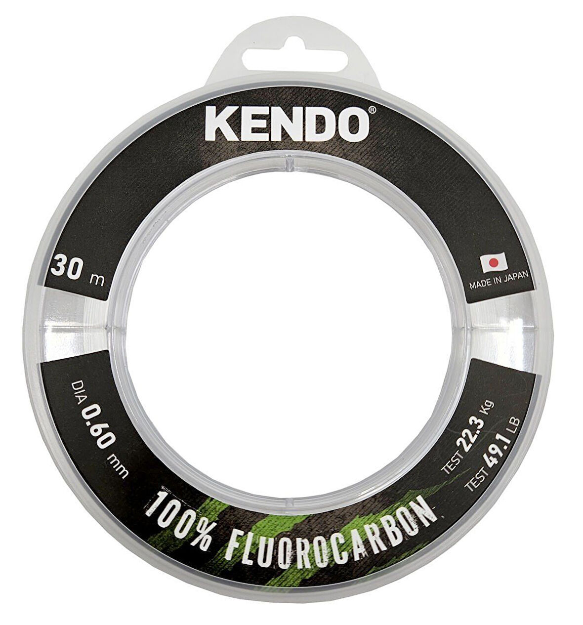 Kendo 100% Fluorocarbon White 30m Misina 0.60mm