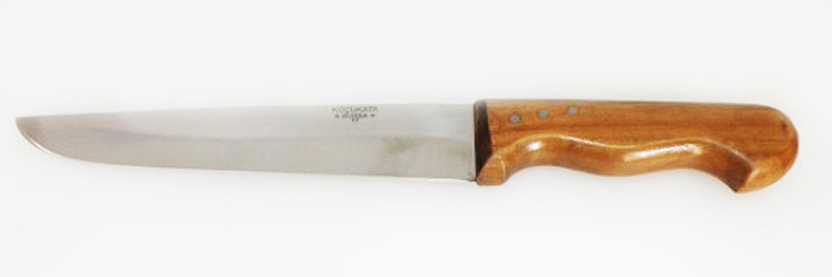 Küçükata Bursa İnce Küt Kasap Bıçağı No:4, 20 cm - Ahşap Sap