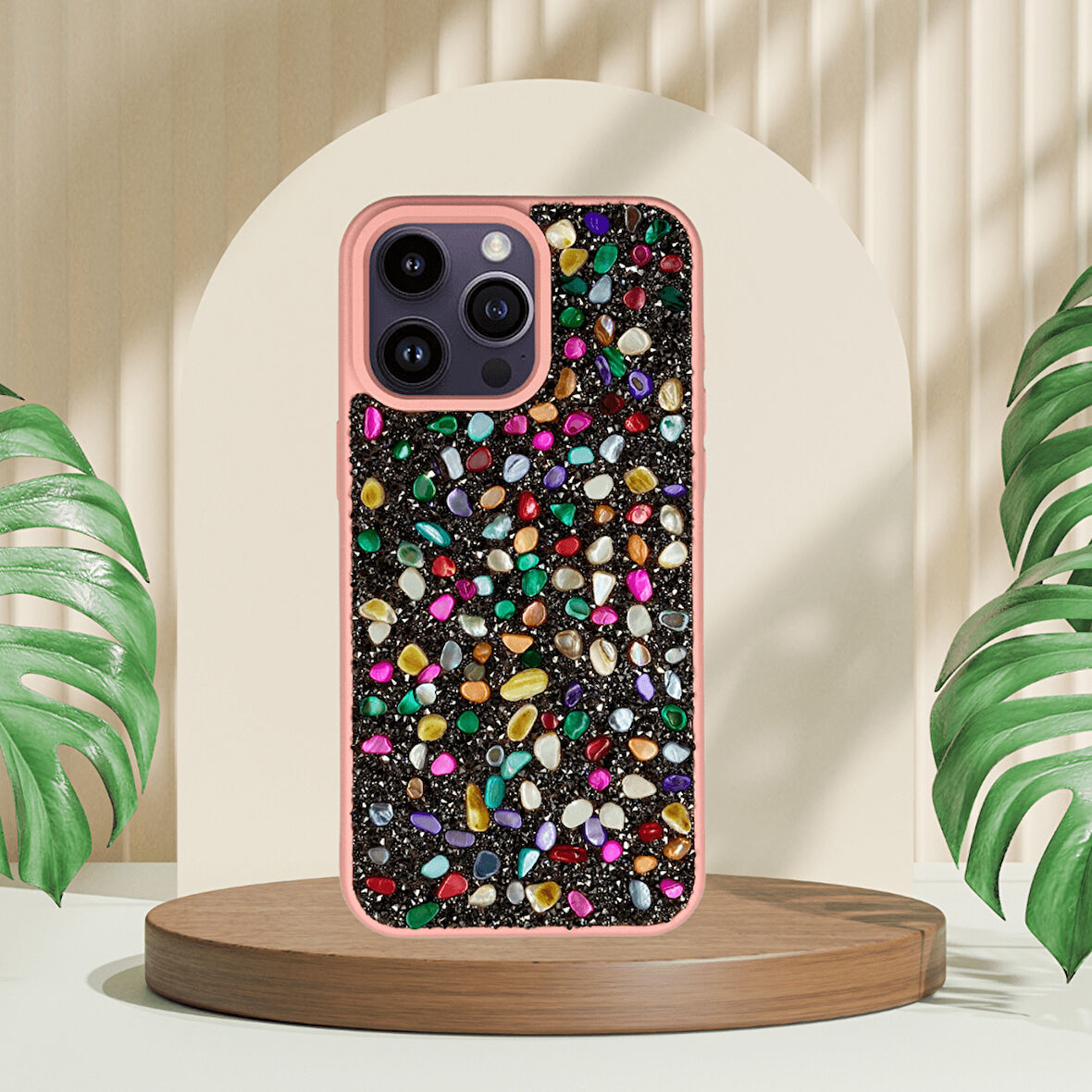 İPHONE 15 PRO MAX  MERCAN CASE PEMBE