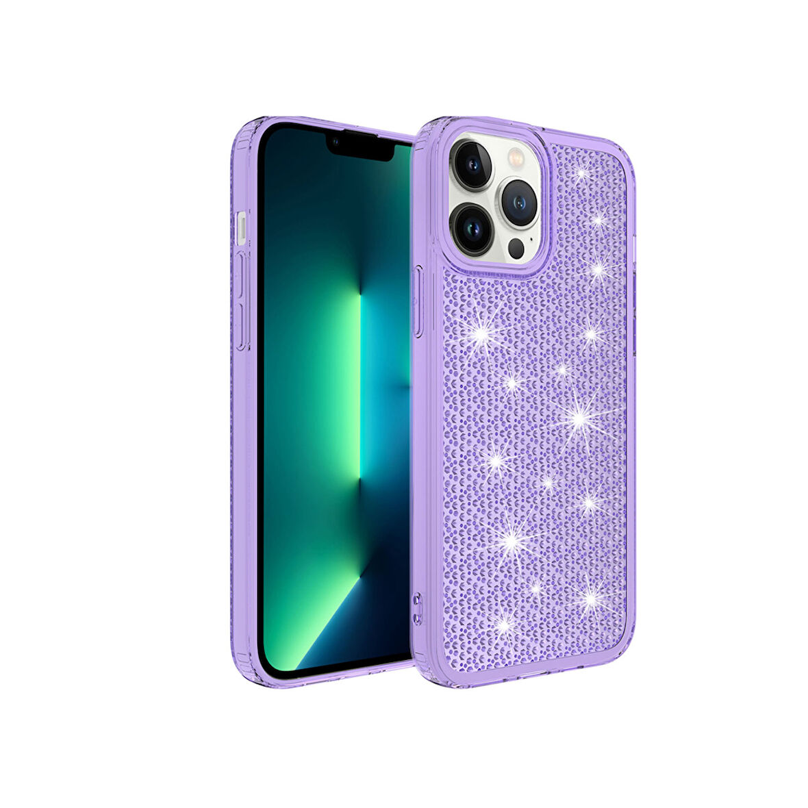 İPHONE 14 SNOW SİLİKON KAPAK MOR