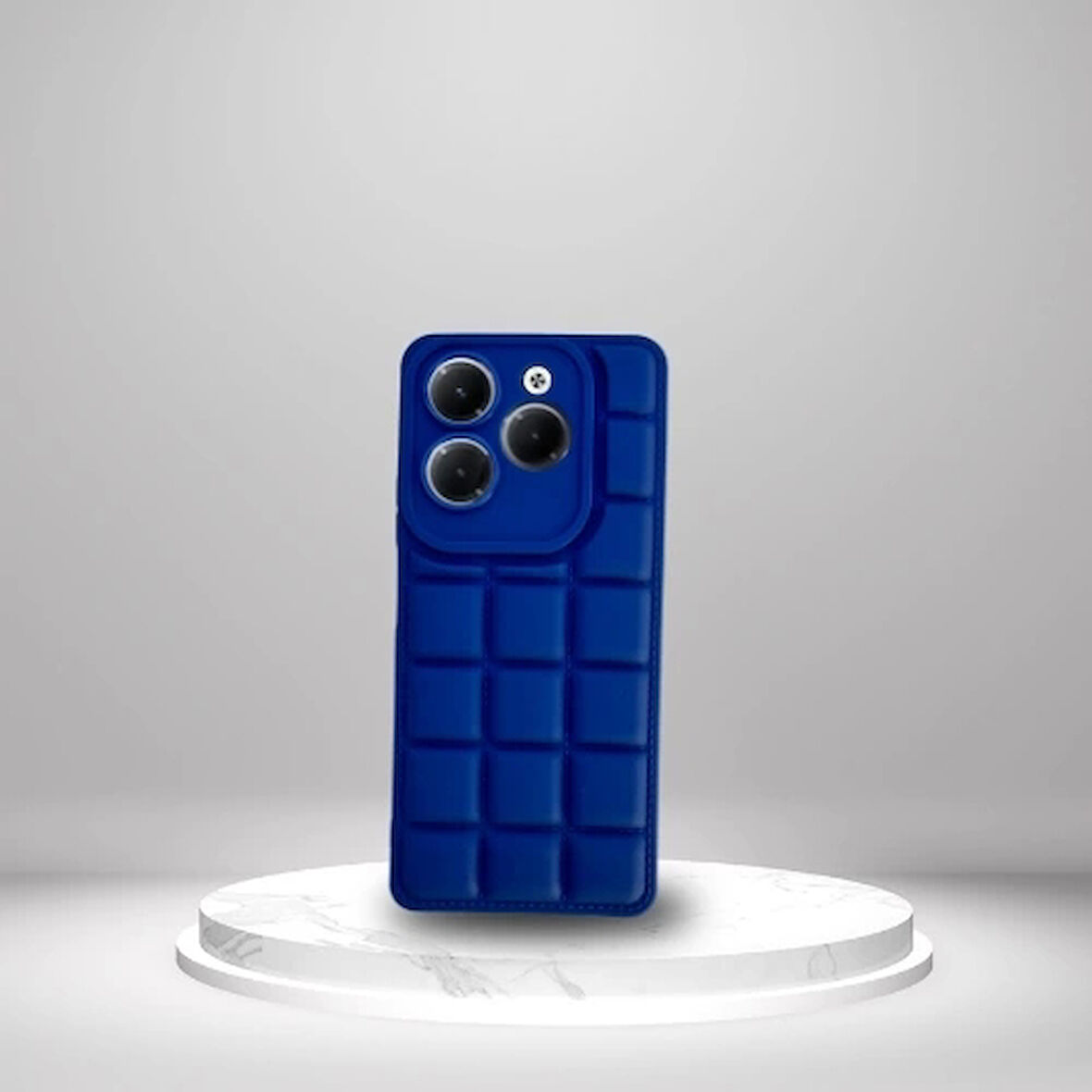 İnfinix Hot 40 Uyumlu  Silikon Madlen Case LACİVERT