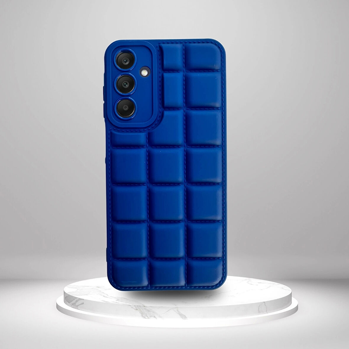 Samsung A35 5G Uyumlu  Silikon Madlen Case LACİVERT