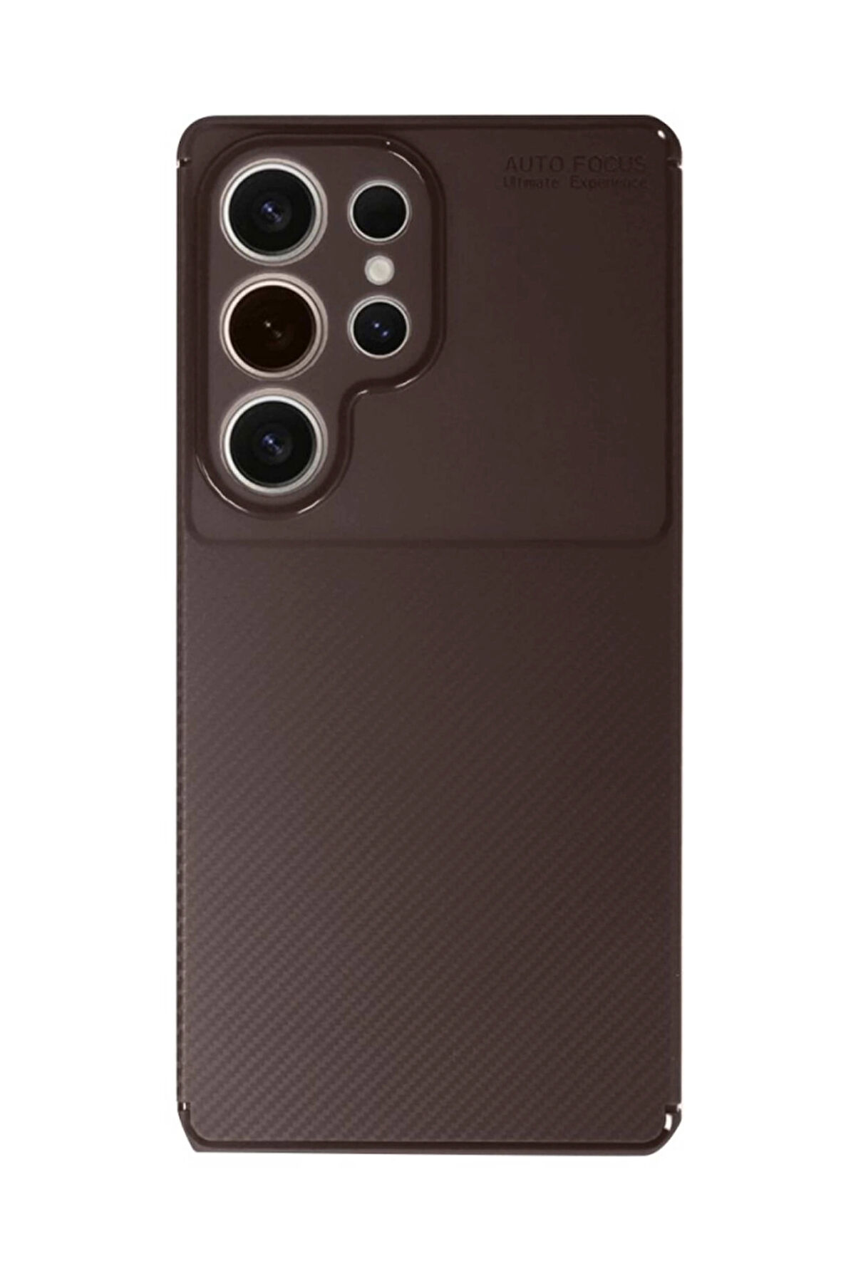Samsung S25 Ultra Focus Karbon Kapak KAHVERENGİ