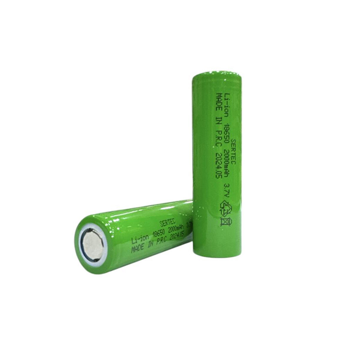18650 3.7V 2000 Mah 1C Li-Ion Şarjlı Pil