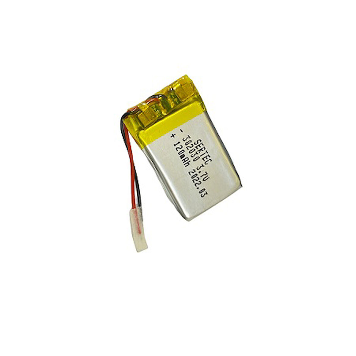 302030 3.7V 120 MAh Li-Polymer Pil Devreli/1.5A