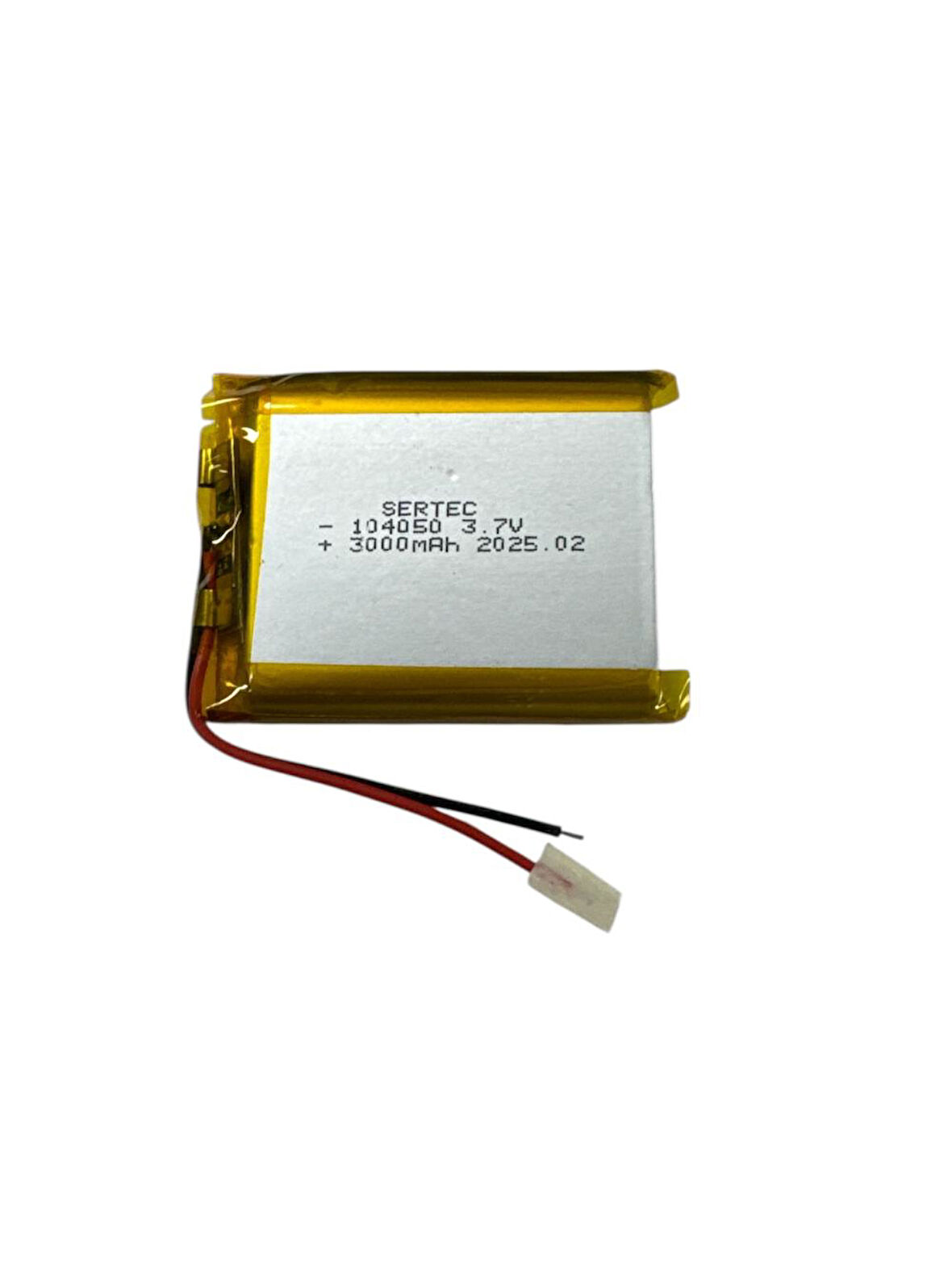 104050 3.7V 3000mAh Li-Polymer Pil Devreli/1.5A