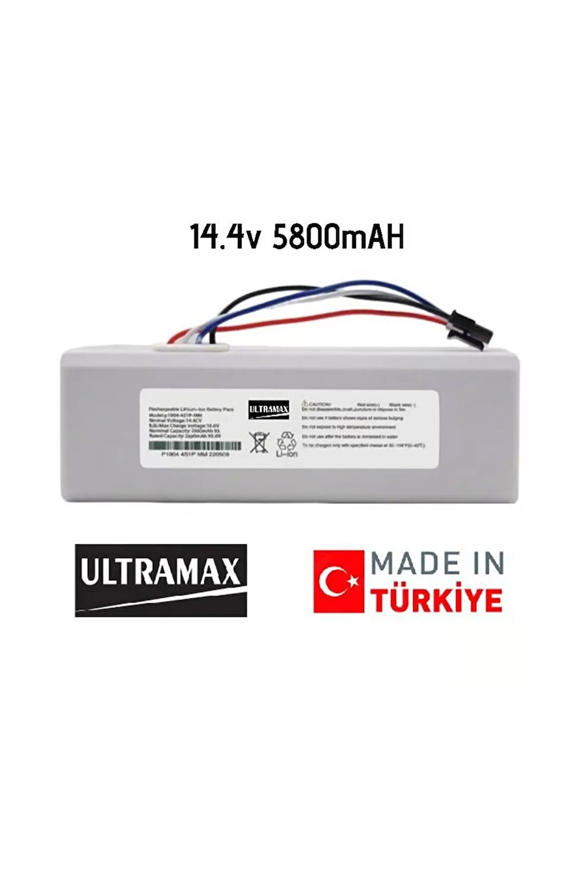 Xiaomi Mijia 1C Robot Süpürge İçin 14.4v 5800 MAH Yüksek Güç Batarya