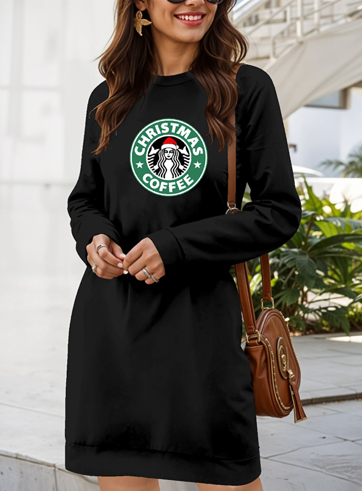 leyla sanat sanata yeni bir bakış açısı Kadın Uzun Kollu Bisiklet Yaka Viskon Iki Iplik Bluz