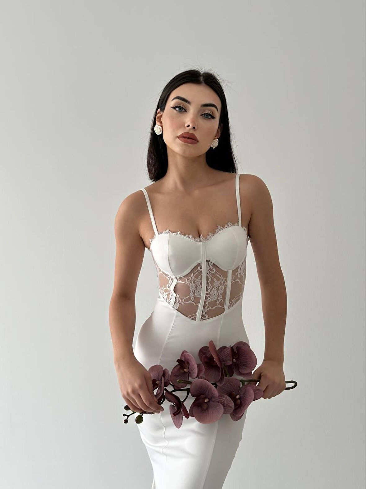 leyla sanat sanata yeni bir bakış açısı Begonia İp Askılı Elbise