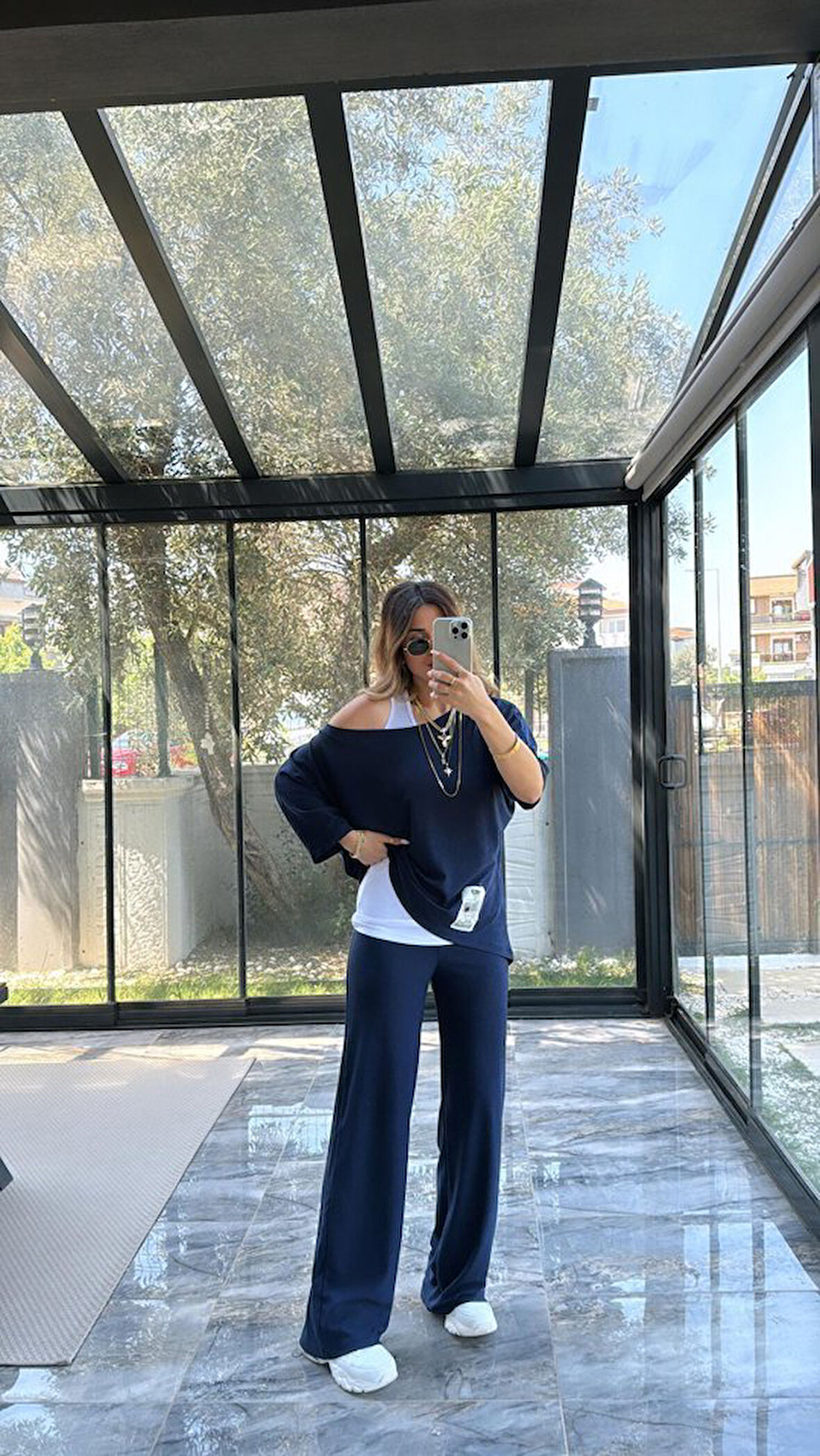 leyla sanat sanata yeni bir bakış açısı Kadın Asimetrik Kesim Arma Detay Atlet Dahil üçlü Takım