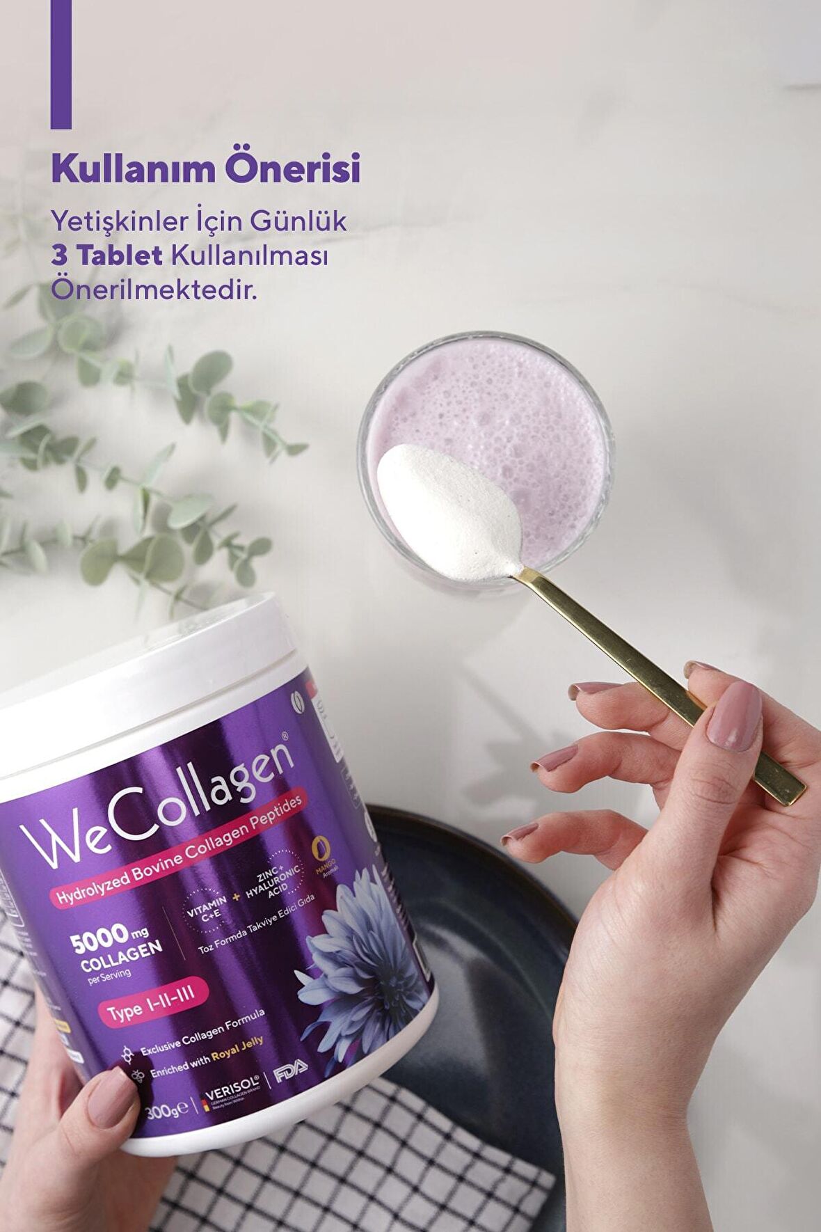 Wecollagen Tip 1-2-3 Toz Kolajen 300gr