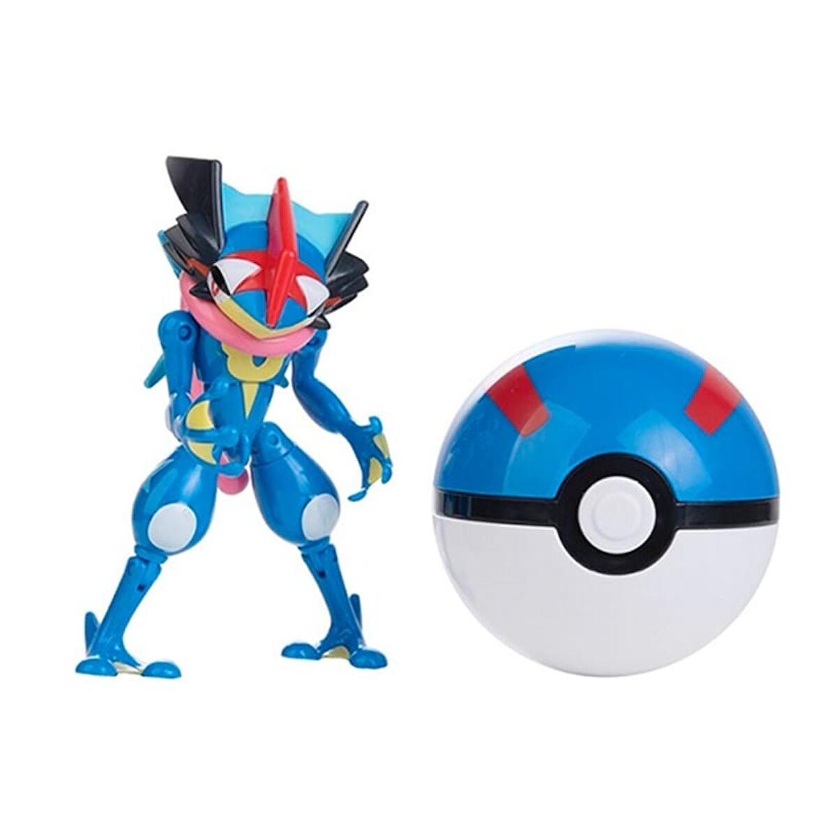 ThreeMB Toys Pokemon Orijinal Lisanslı Elf Topu Ash Greninja - Kutusuz