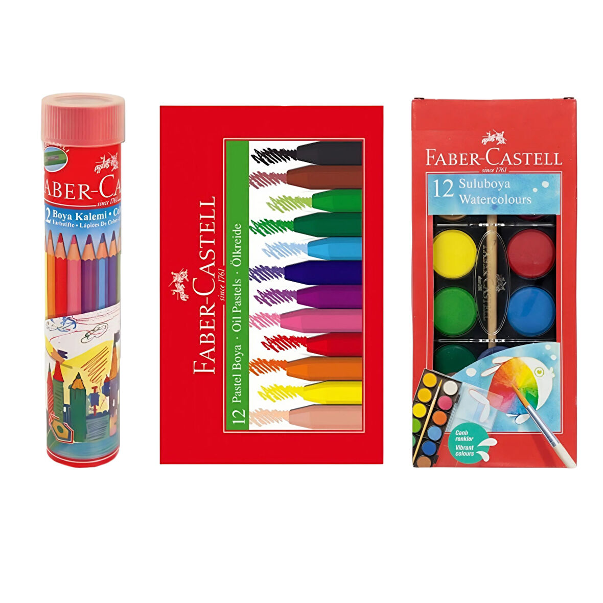 ThreeMB Toys Faber Castell Boya Seti (3'lü)