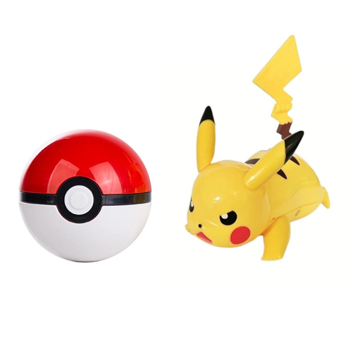 ThreeMB Toys Pokemon Orijinal Lisanslı Elf Topu Pikachu Atak- Kutusuz