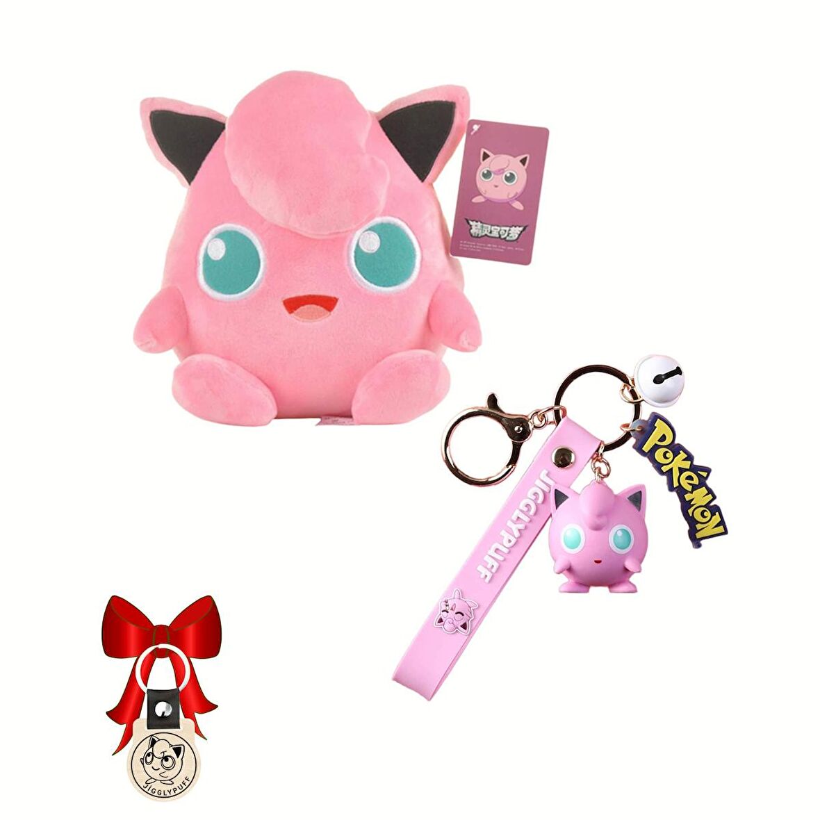 ThreeMB Toys Pokemon Orijinal Lisanslı 2'li Jigglypuff Set