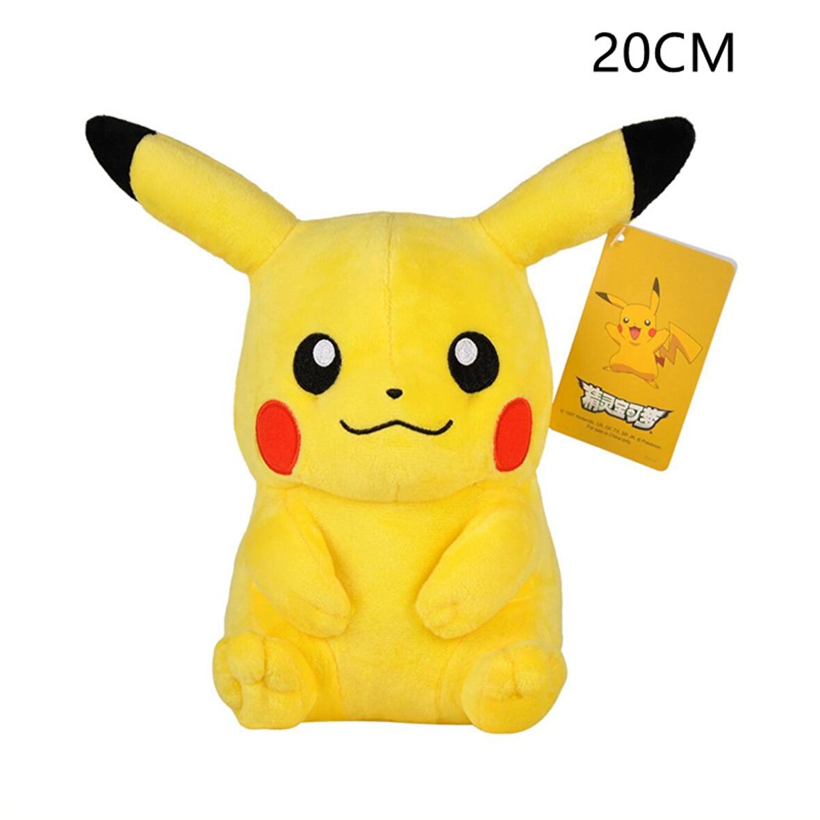 ThreeMB Toys Pokemon Orijinal Lisanslı Peluş Pikachu