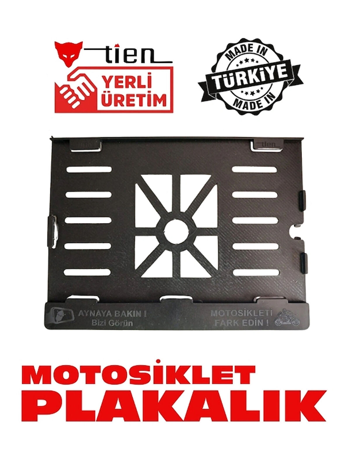 Tien motosiklet plakalık