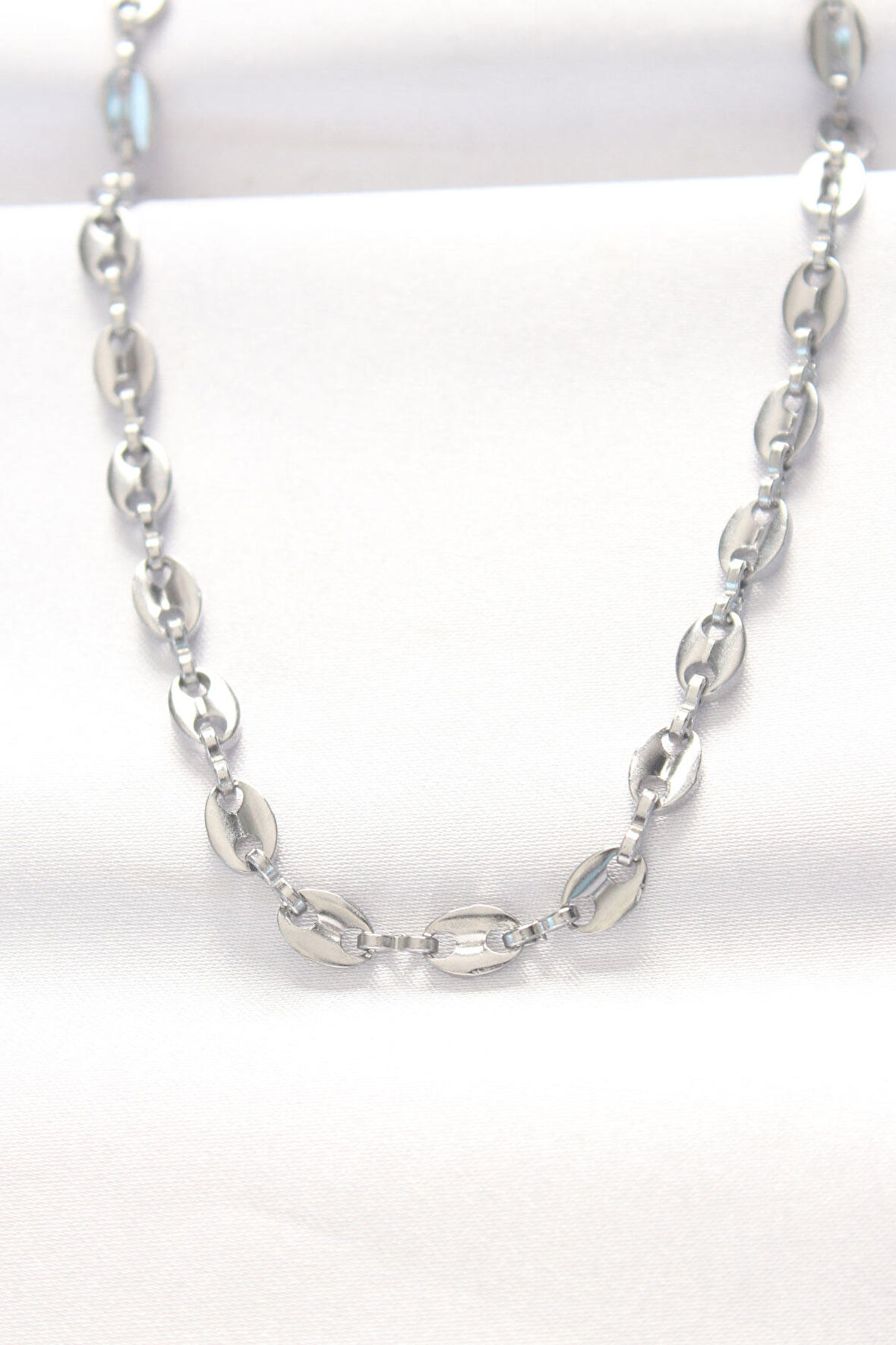 316L Çelik Silver Renk Gemici Zincir Kolye - TJ-BKO8524