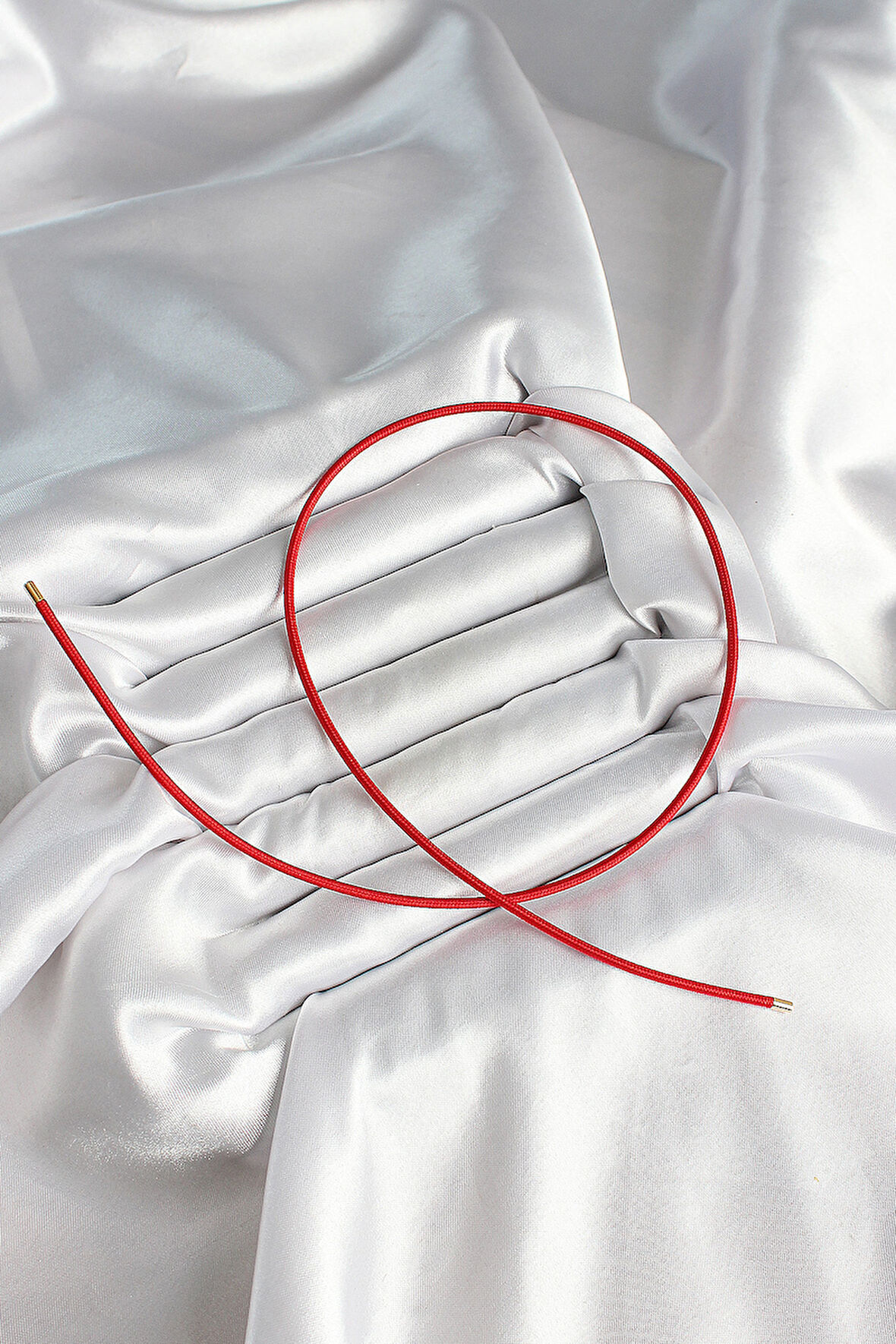 Mıknatıslı Kırmızı Renk Sarmal Kadın Bileklik - TJ-BB6971