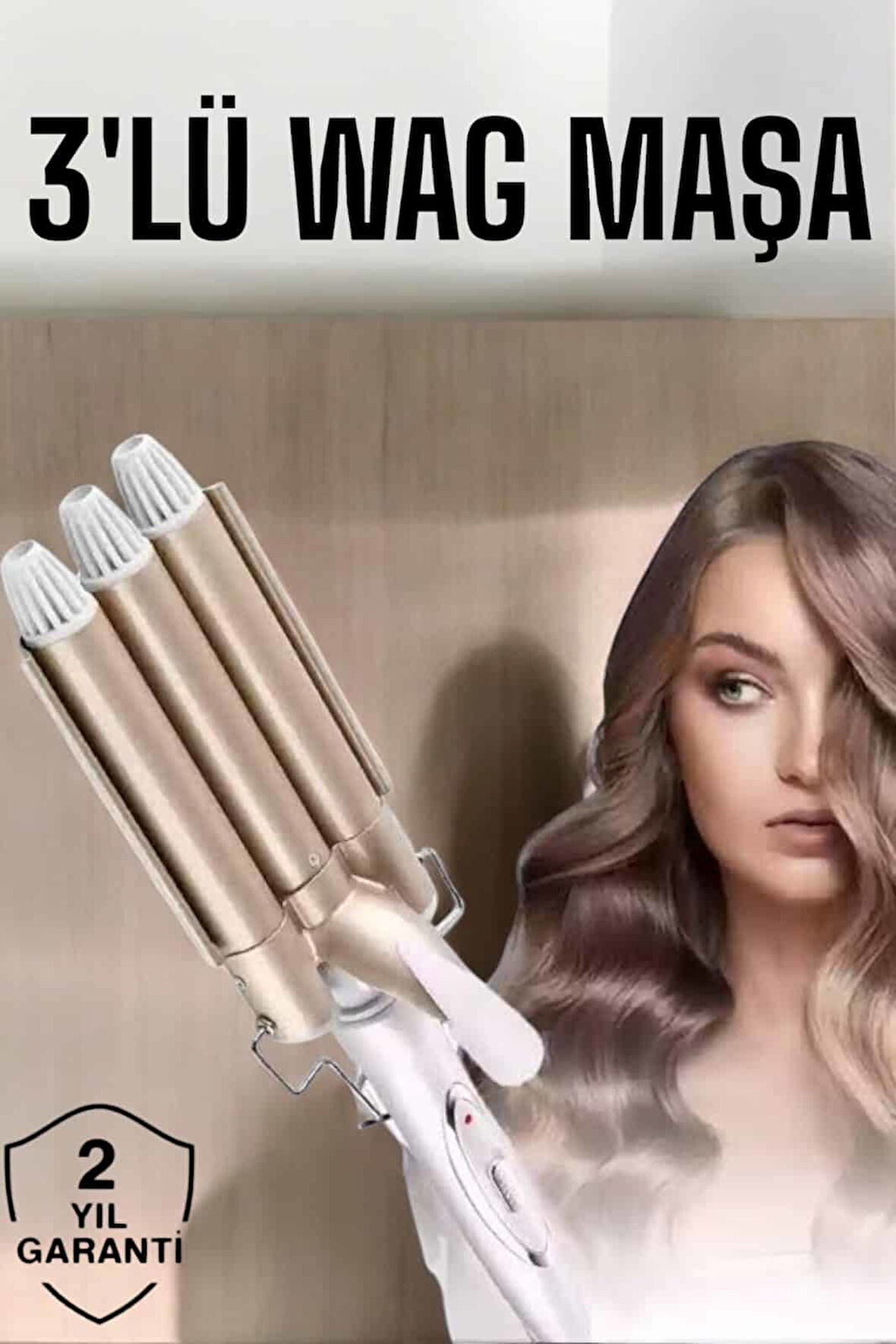 Wag Maşa Negatif İyon Teknolojili Isı Ayarlı Saç Maşası