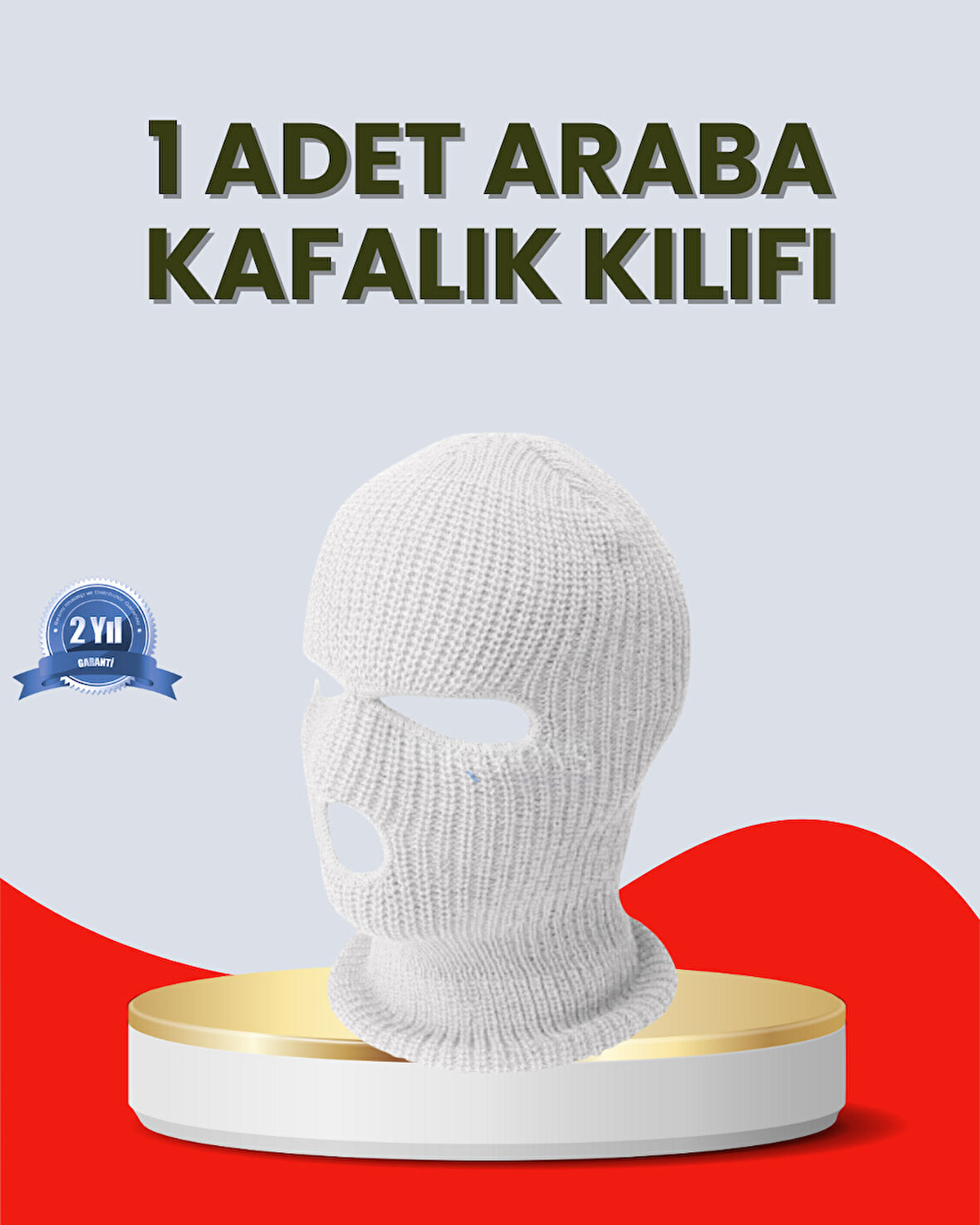 Araba Baş Dayanağı Kılıfı Yumuşak Yün Kumaş Dekoratif