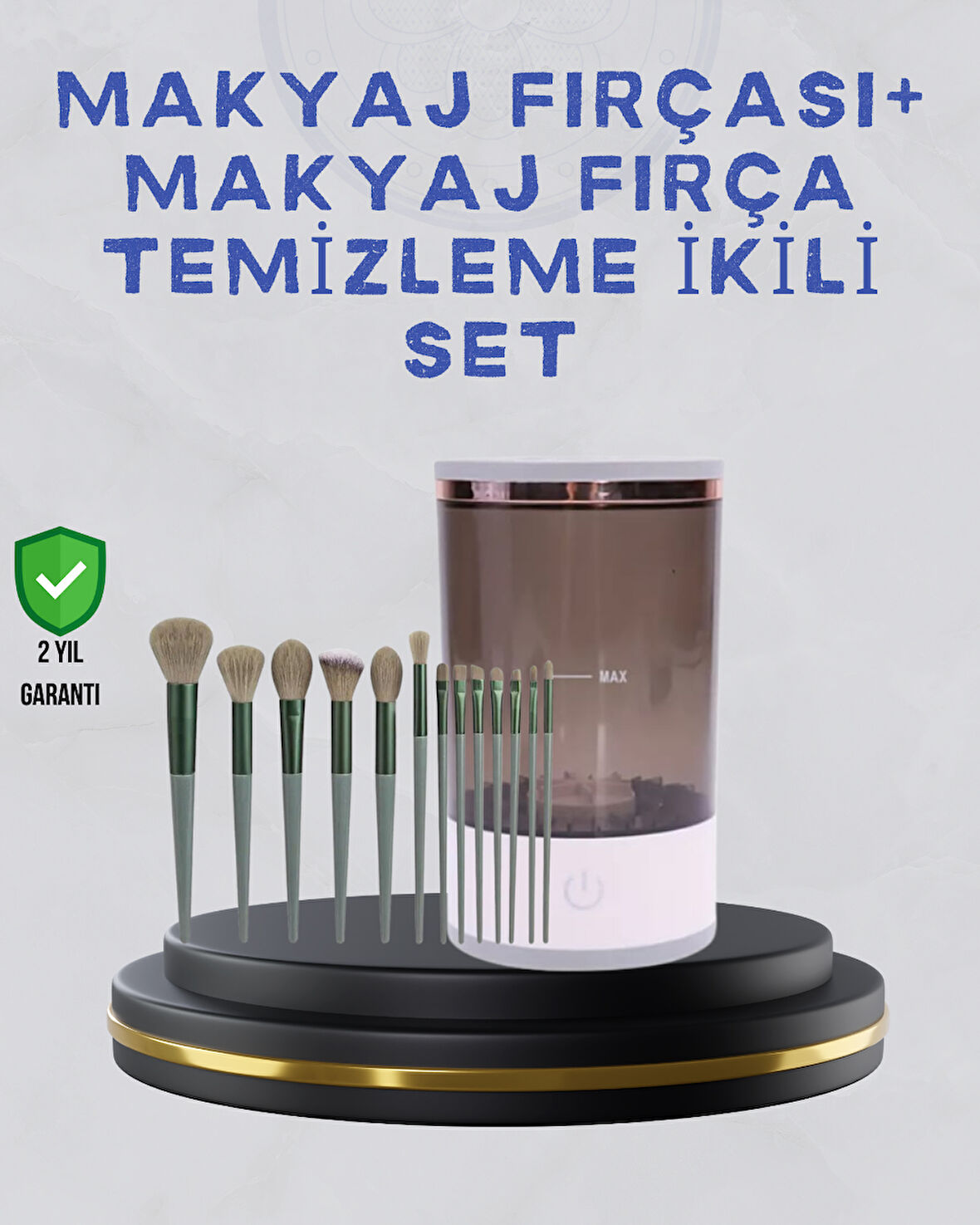Makyaj Fırçası ve Elektrikli Fırça Temizleyici Kampanya Paketi