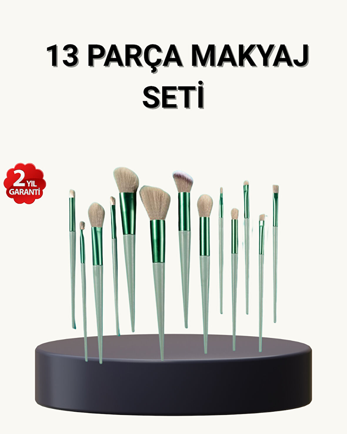 13’lü Yumuşak Kıllı Makyaj Fırça Seti – Profesyonel Kalite, Hassas Ciltlere Uygun
