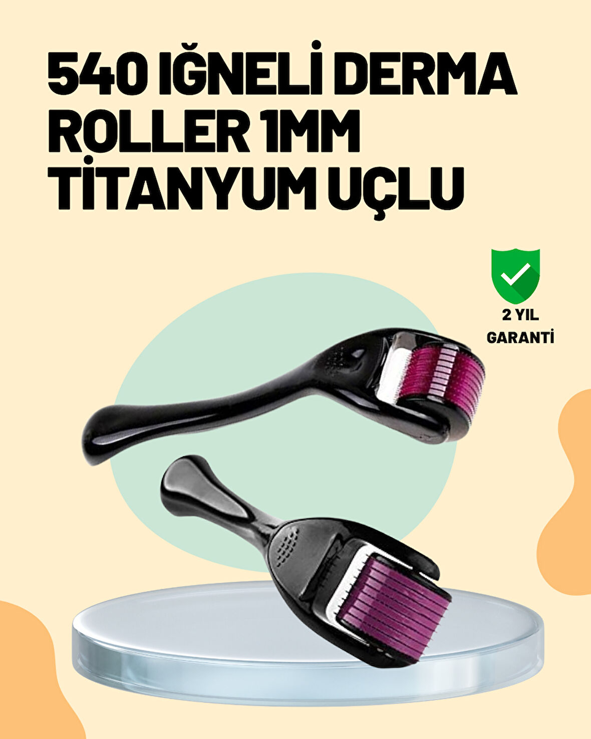 Cilt Yenileyici Derma Roller – Mikro İğneli Bakım Aracı