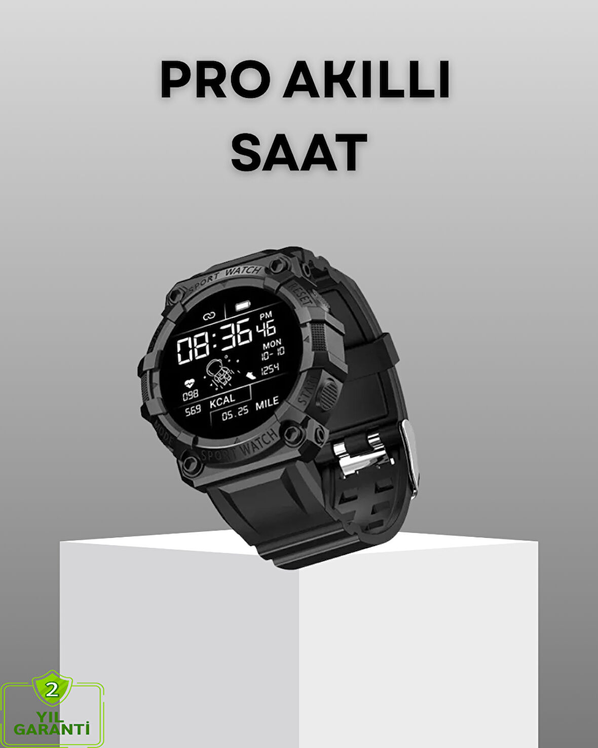 Pro Bluetooth Akıllı Saat – Kalp Atış, Kan Basıncı ve Uyku Takibi