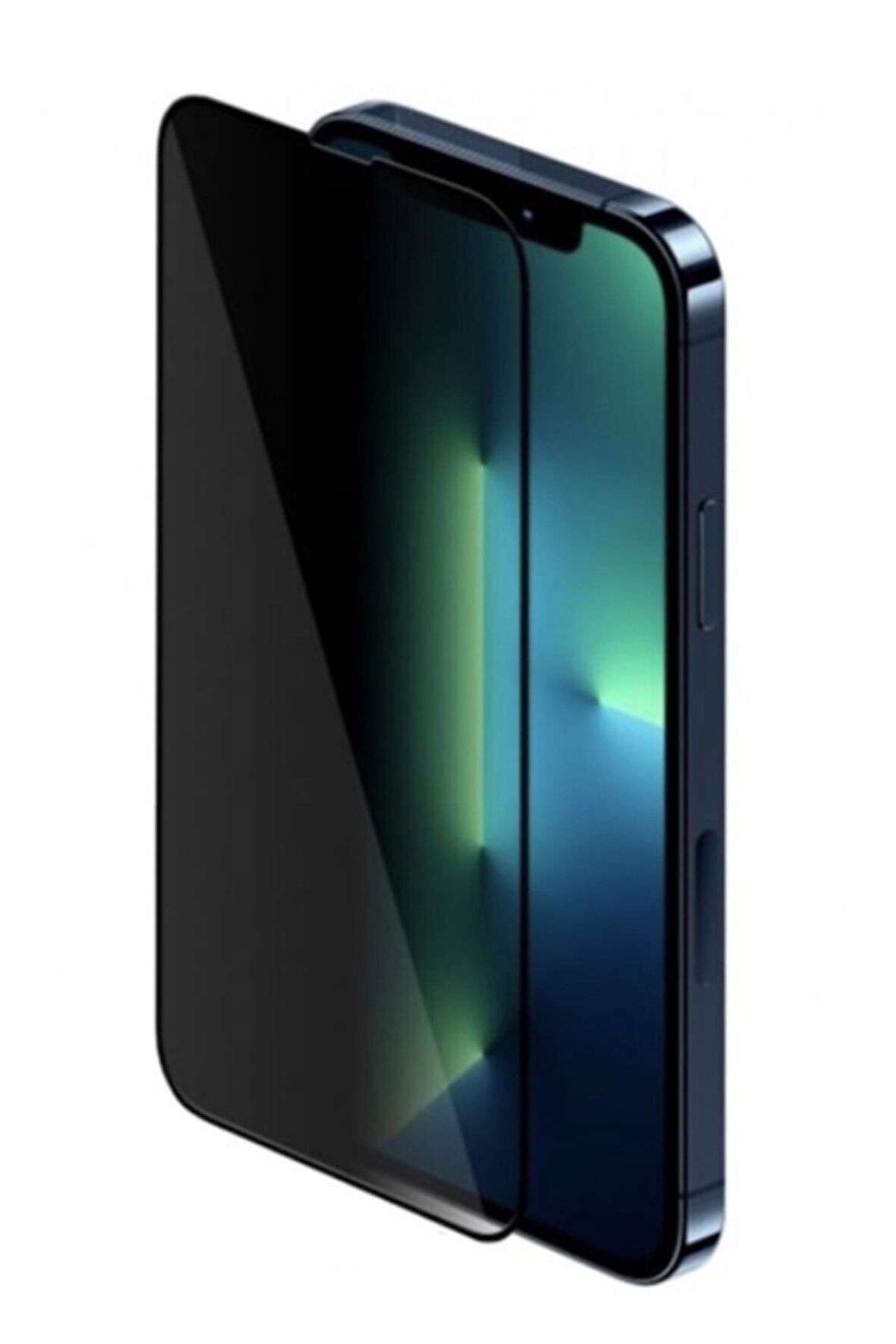 Iphone 13 Mat Hayalet Ekran Gizli Privacy Tam Kaplayan Kırılmaz Cam Seramik Nano Ekran Koruyucu