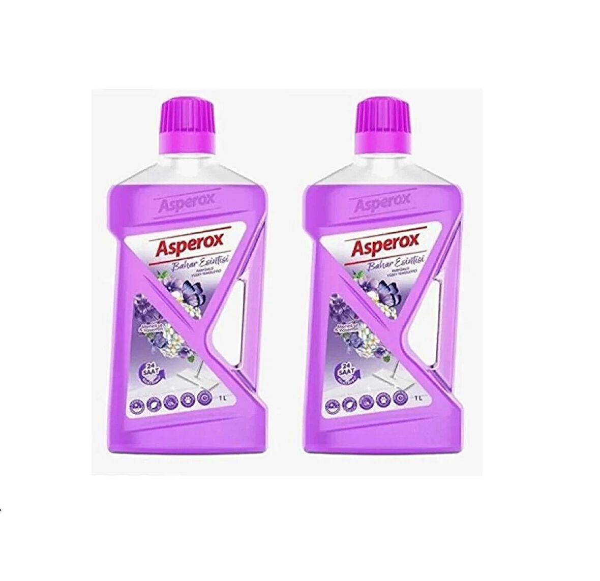 ASPEROX Yüzey Temizleyici Bahar Esintisi 1 L Mor 2 ADET
